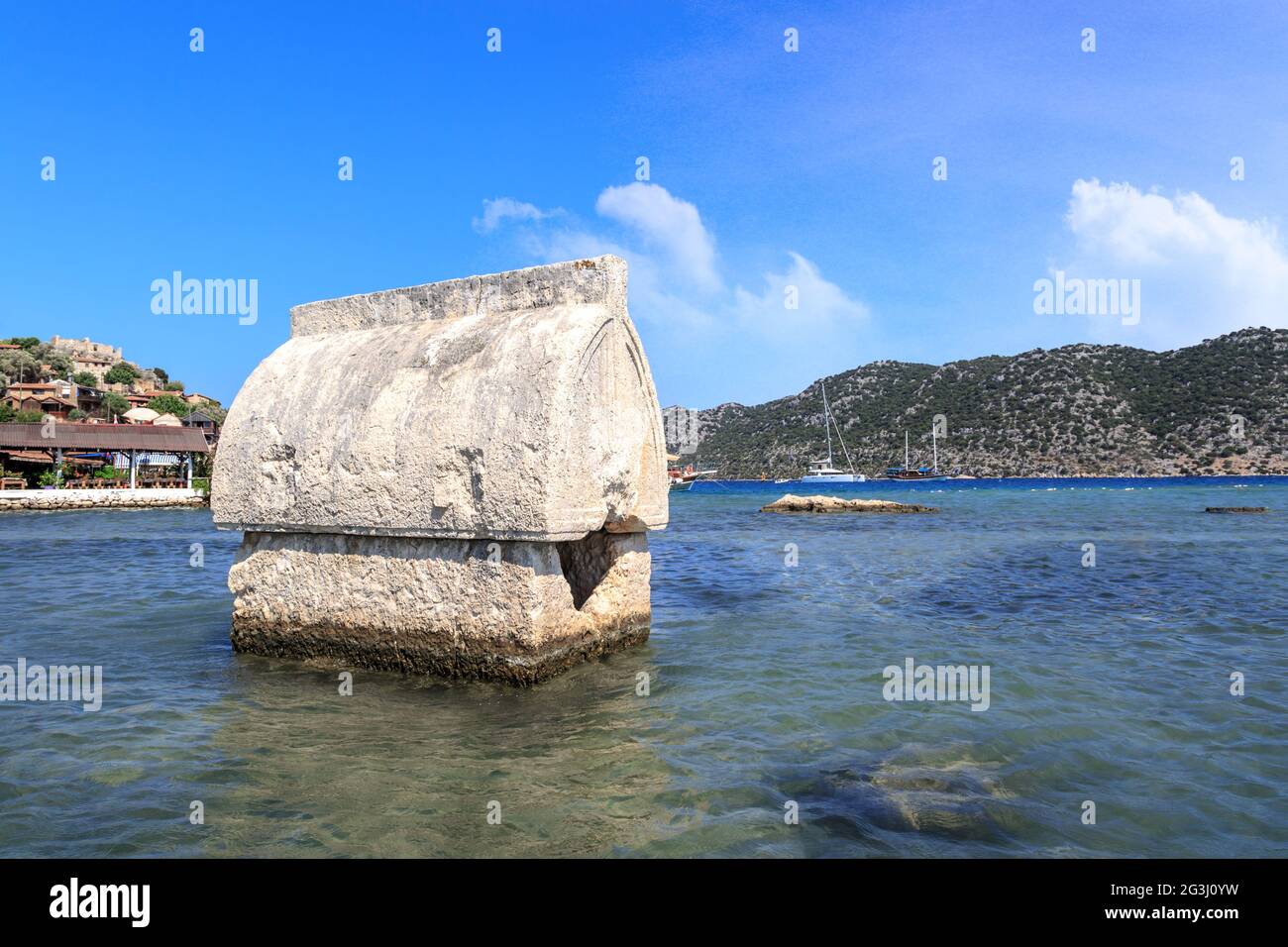 Kekova région ancienne Lycienne Banque D'Images