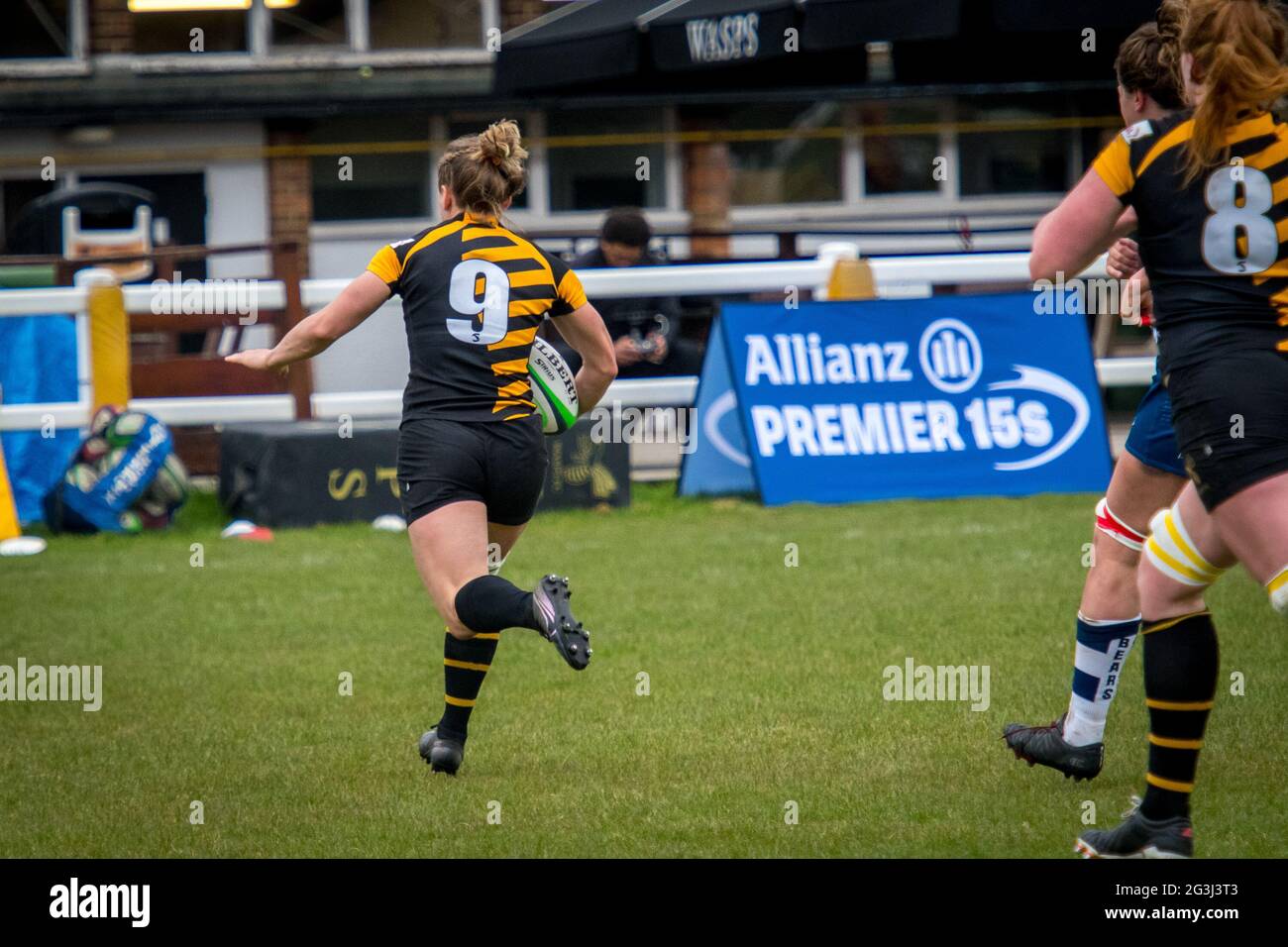 Acton, Londres, Angleterre 08 mai 2021. Allianz Premier 15s Round 18 match entre Wasps Ladies et Bristol Bears Women Banque D'Images