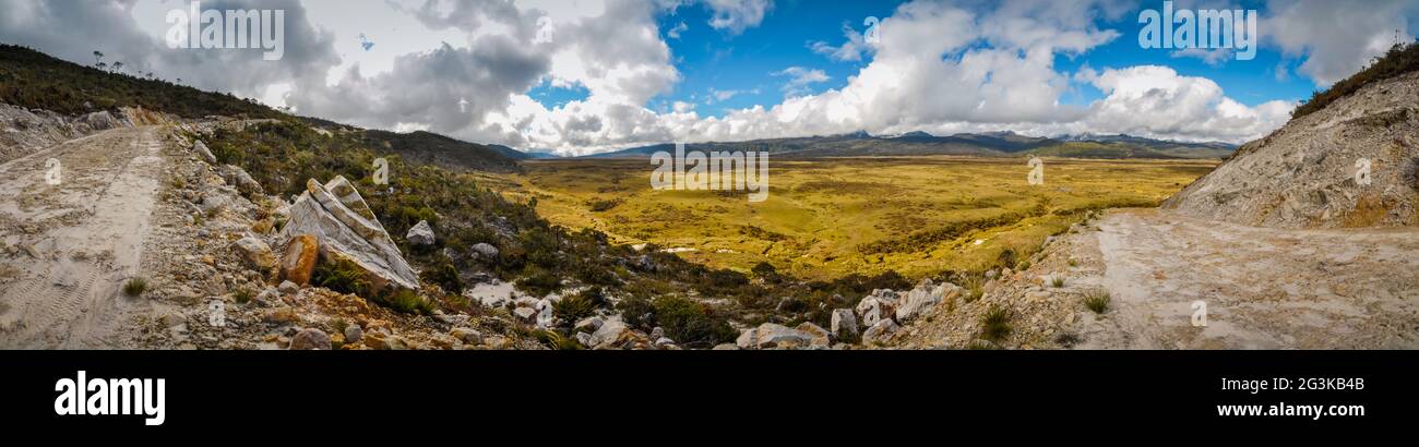 Région éloignée en Papouasie Banque D'Images