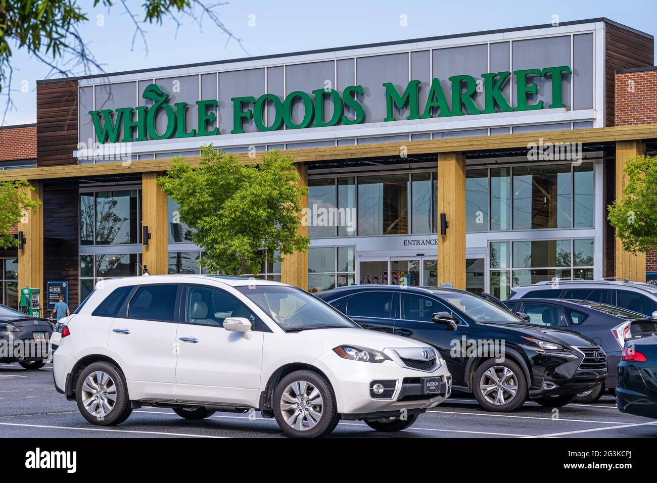 Marché de Whole Foods à Chamblee (Metro Atlanta), Géorgie. (ÉTATS-UNIS) Banque D'Images