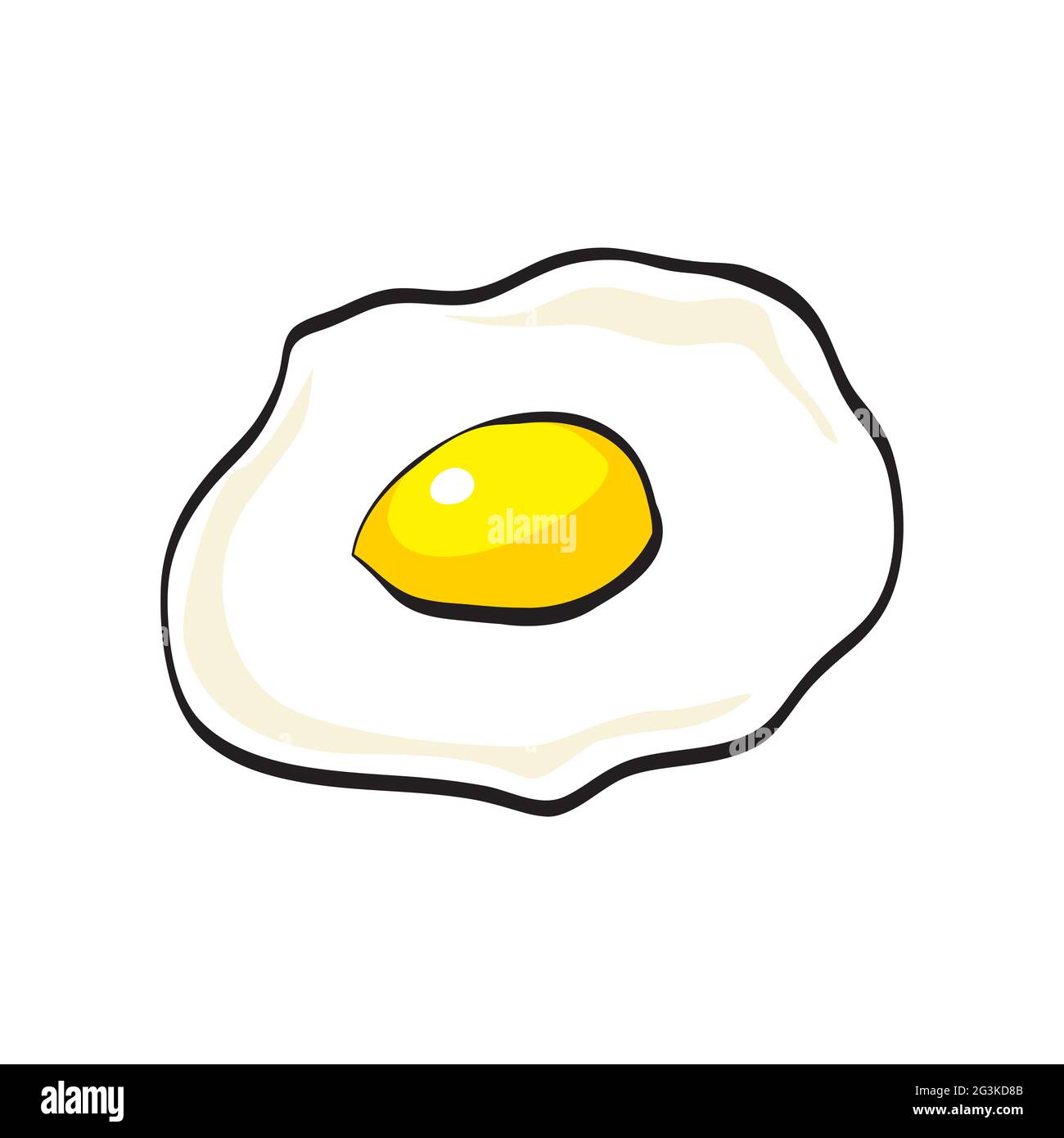 Motif plat composé d'œufs brouillés Banque D'Images