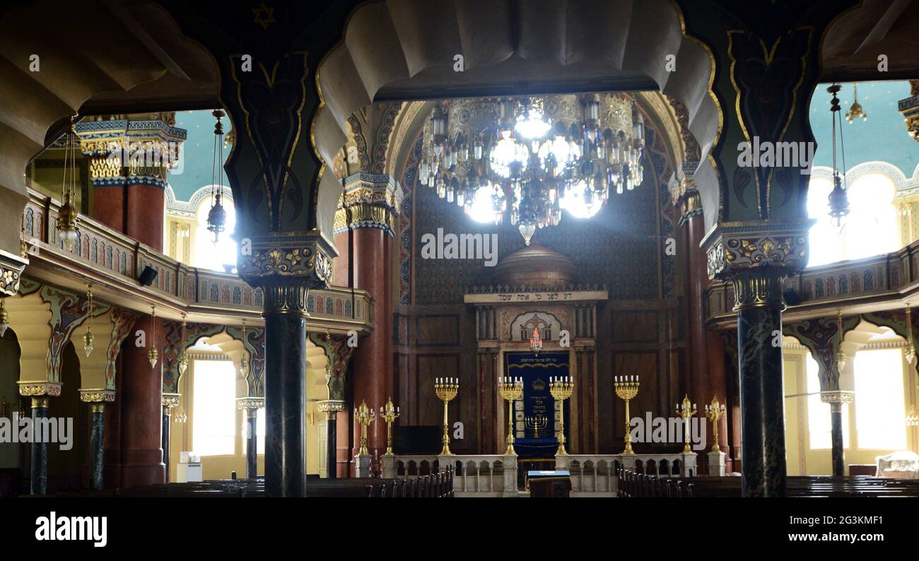 La synagogue de Sofia est la plus grande synagogue de Bulgarie. Banque D'Images