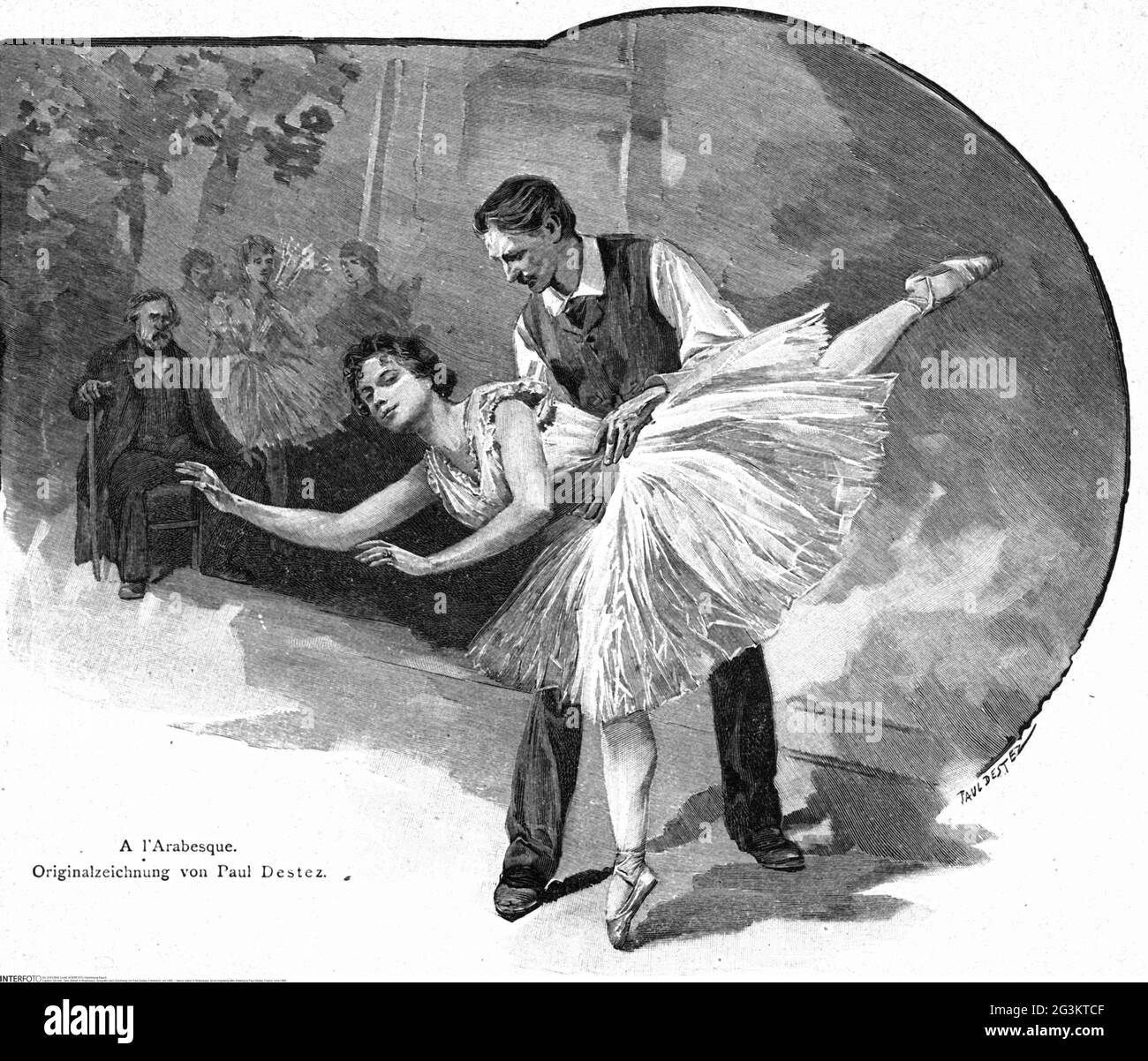 Destez Ballet france 19ème siècle Banque de photographies et d’images à haute ...