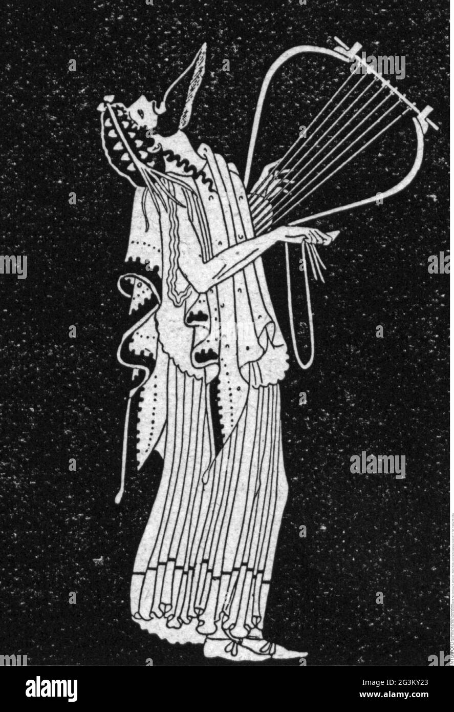 théâtre / théâtre, monde antique, coryphaeus, cabinet de médailles, Paris, Dessin, 19e siècle, LE DROIT D'AUTEUR DE L'ARTISTE NE DOIT PAS ÊTRE AUTORISÉ Banque D'Images