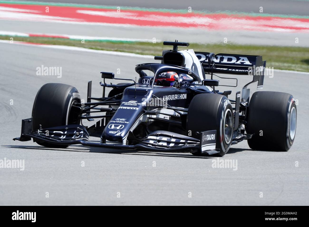 Formule 1 Aramco Gran Premio de Espana 2021. Yuki Tsunoda d'Alpha Tauri Banque D'Images