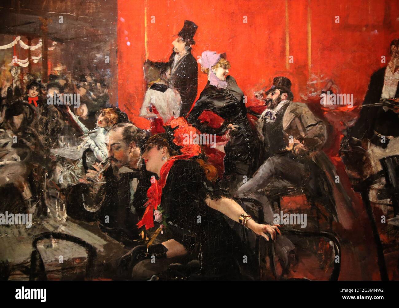 FRANCE PARIS (75) MUSÉE D'ORSAY, EXPOSITION 'SPLENDOURS ET MISERES, DE LA PROSTITUTION 1850-1910' Banque D'Images