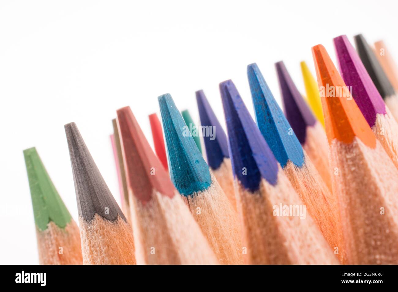 Crayons de couleur Banque D'Images