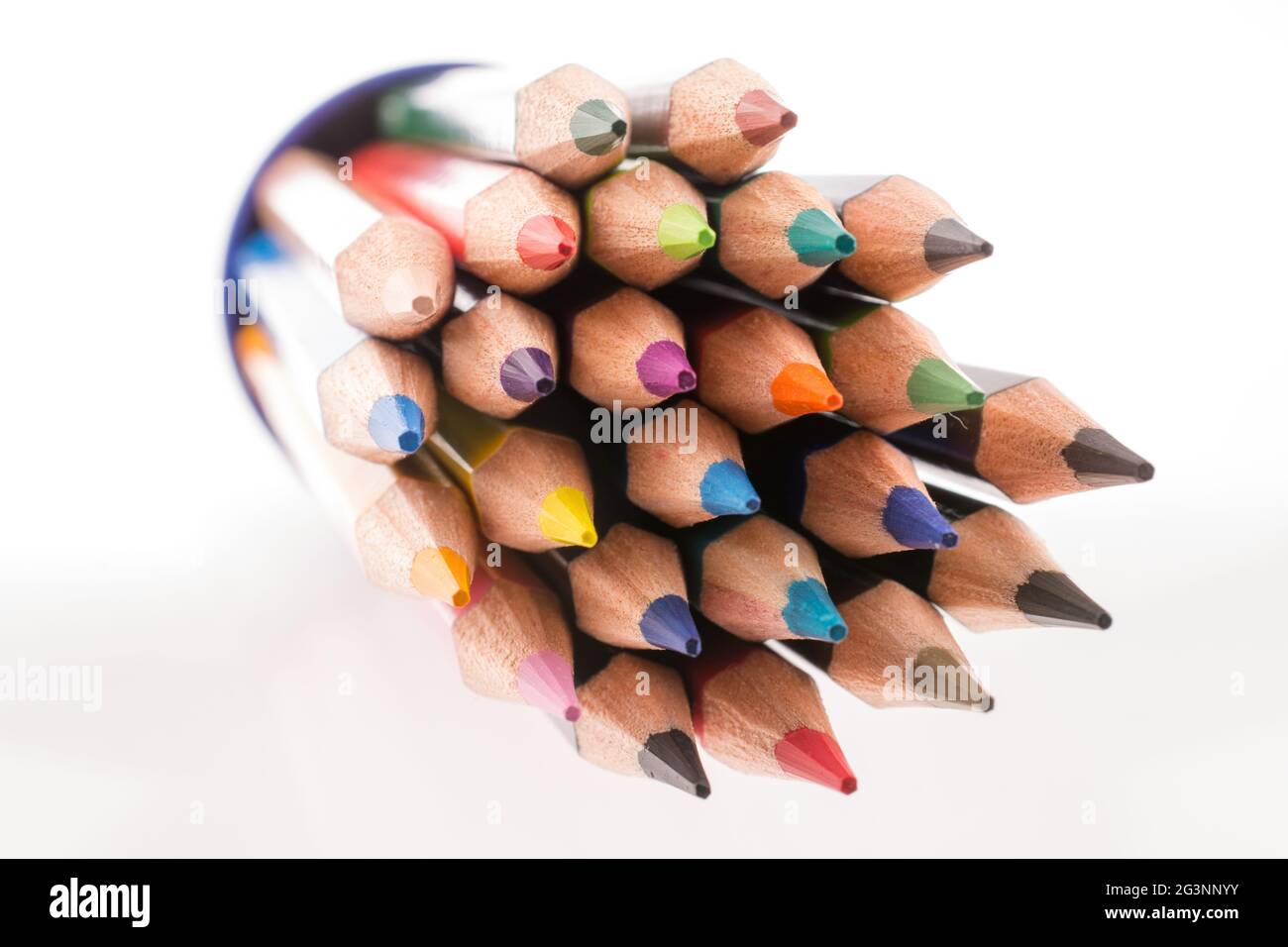 Crayons de couleur Banque D'Images