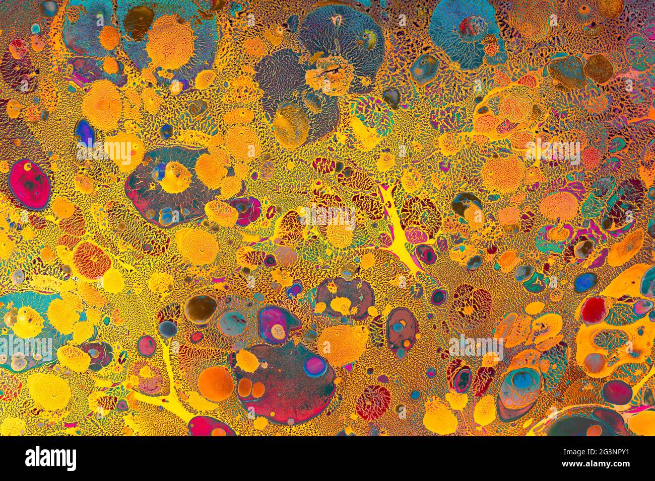 Grunge abstrait art fond texture avec éclaboussures de peinture colorée Banque D'Images
