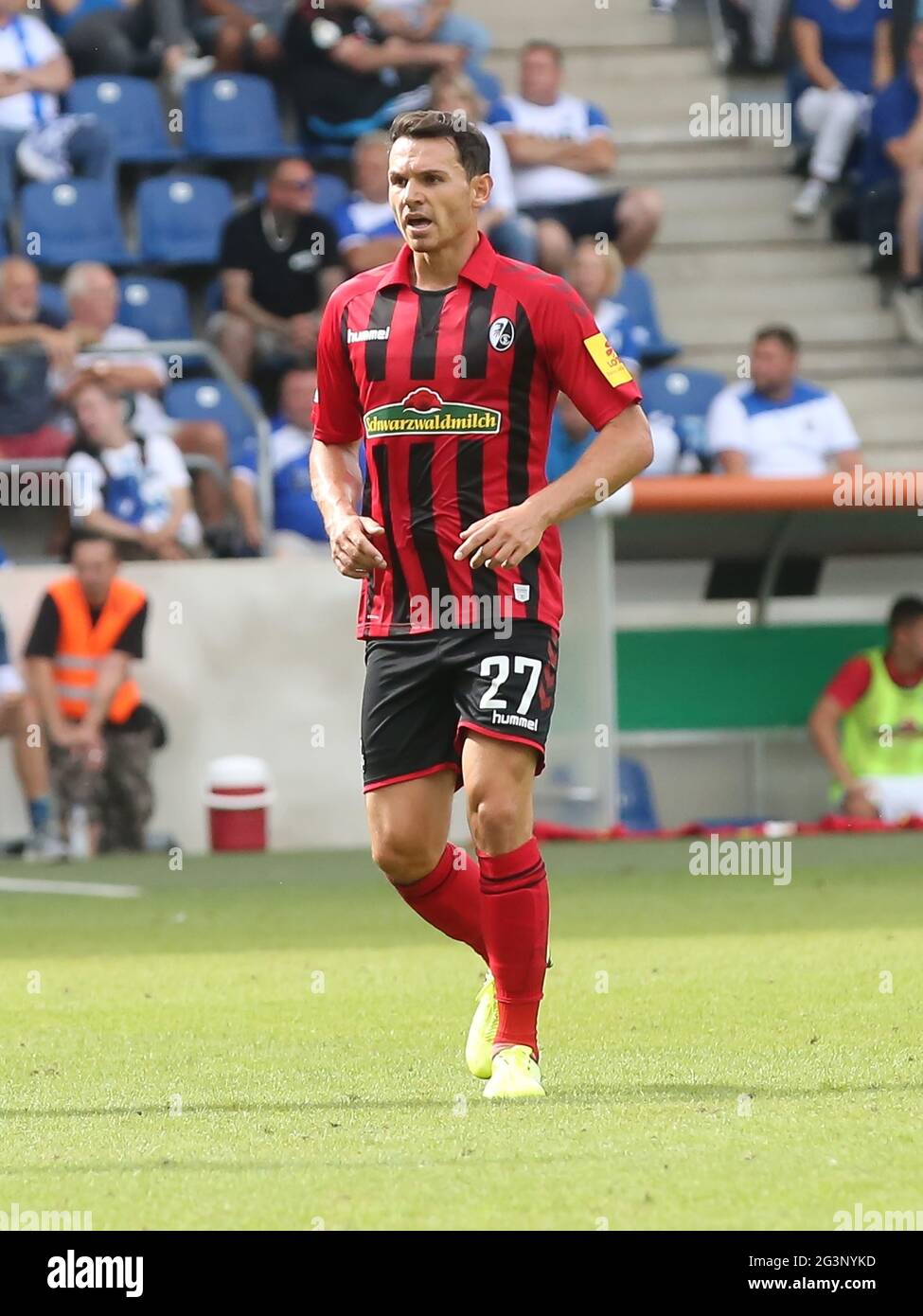 Joueur de football allemand Nicolas Höfler SC Freiburg DFB DFL 1ère saison Bundesliga 2019-20 Banque D'Images