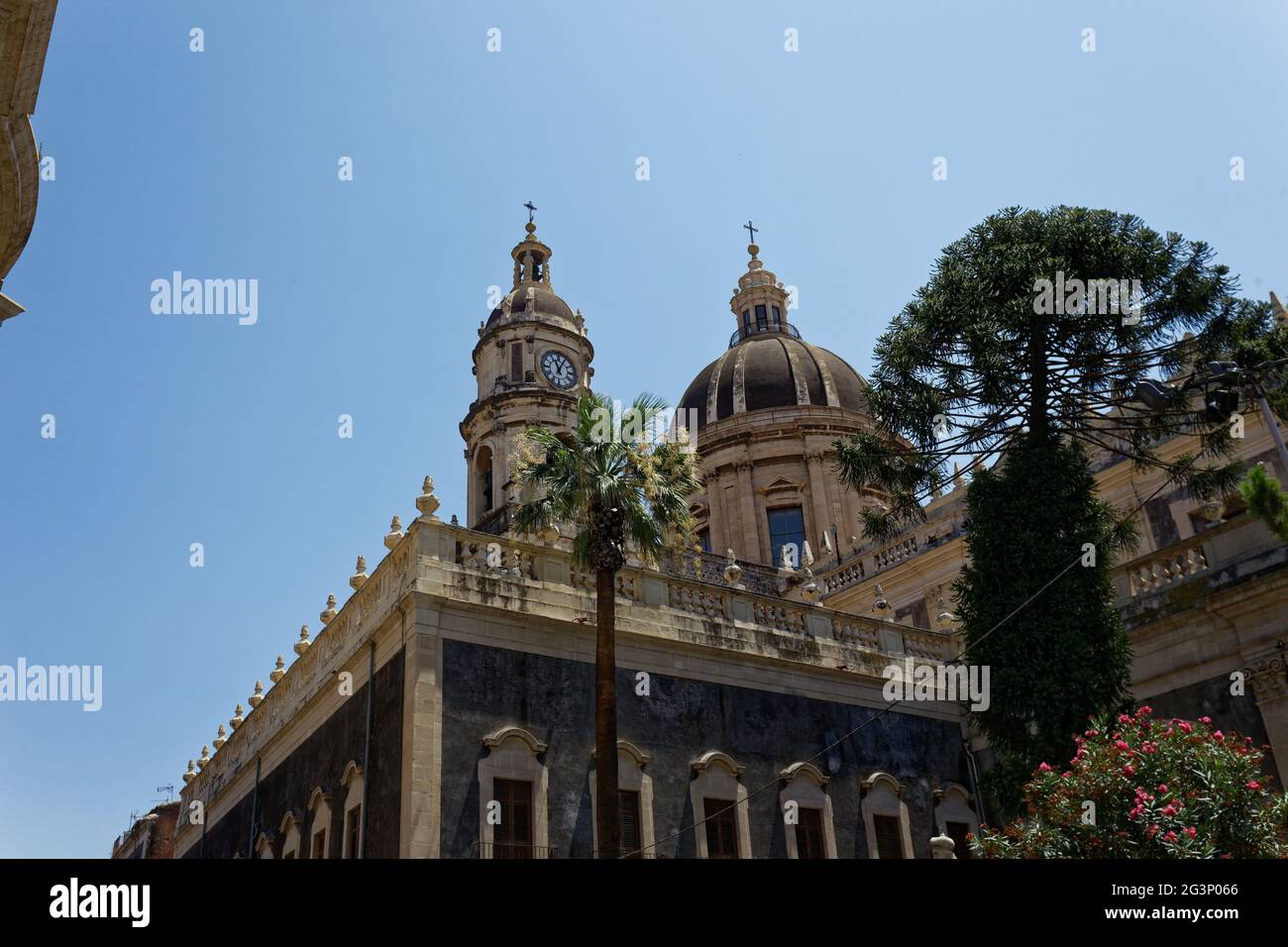 Cathédrale de Catane - Sicile Italie Banque D'Images