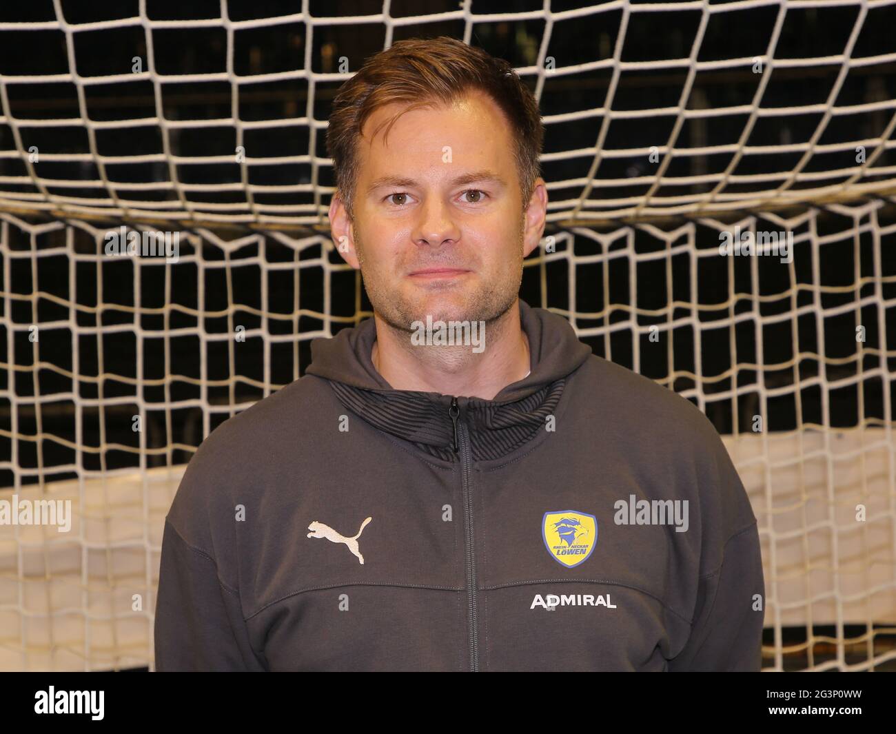 Headcoach Kristjan Andresson Rhein-Neckar Löwen HBL Liqui Moly Handball-Bundesliga saison 2019-20 ) Banque D'Images