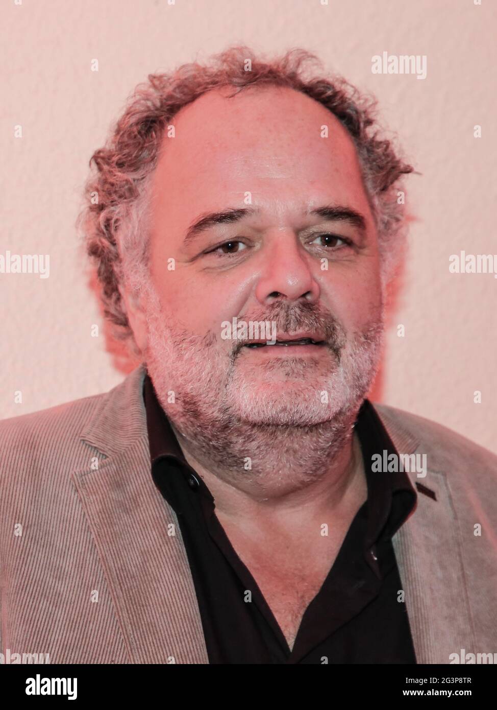 Le chef du spectacle MDR Peter Dreckmann au Festival de l'Avent de 100,000 lumières le 30,2019 novembre Banque D'Images