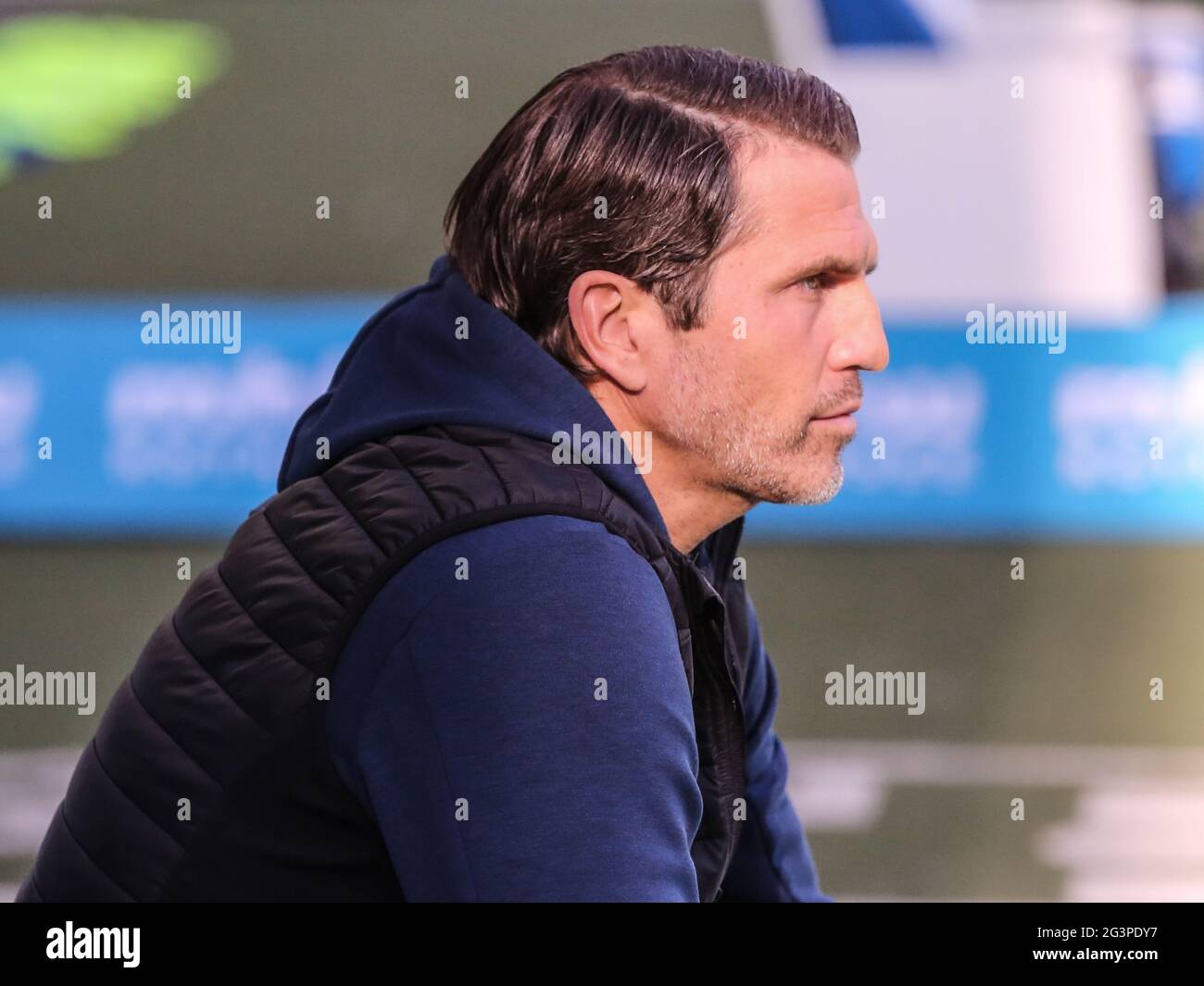 Headcoach Patrick Glöckner Chemnitzzer FC 3e saison de ligue 2019-20 Banque D'Images