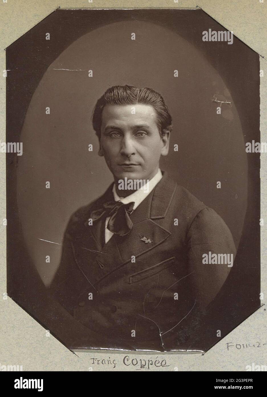 Carte Autographe De Remerciement Signée François COPPÉE, Poète Du XIXe - Manuscrit Rare
