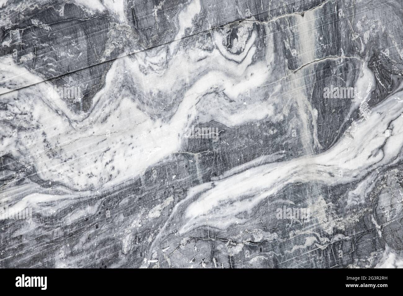 Surface en marbre blanc gris, vue frontale, texture de la photo d'arrière-plan Banque D'Images