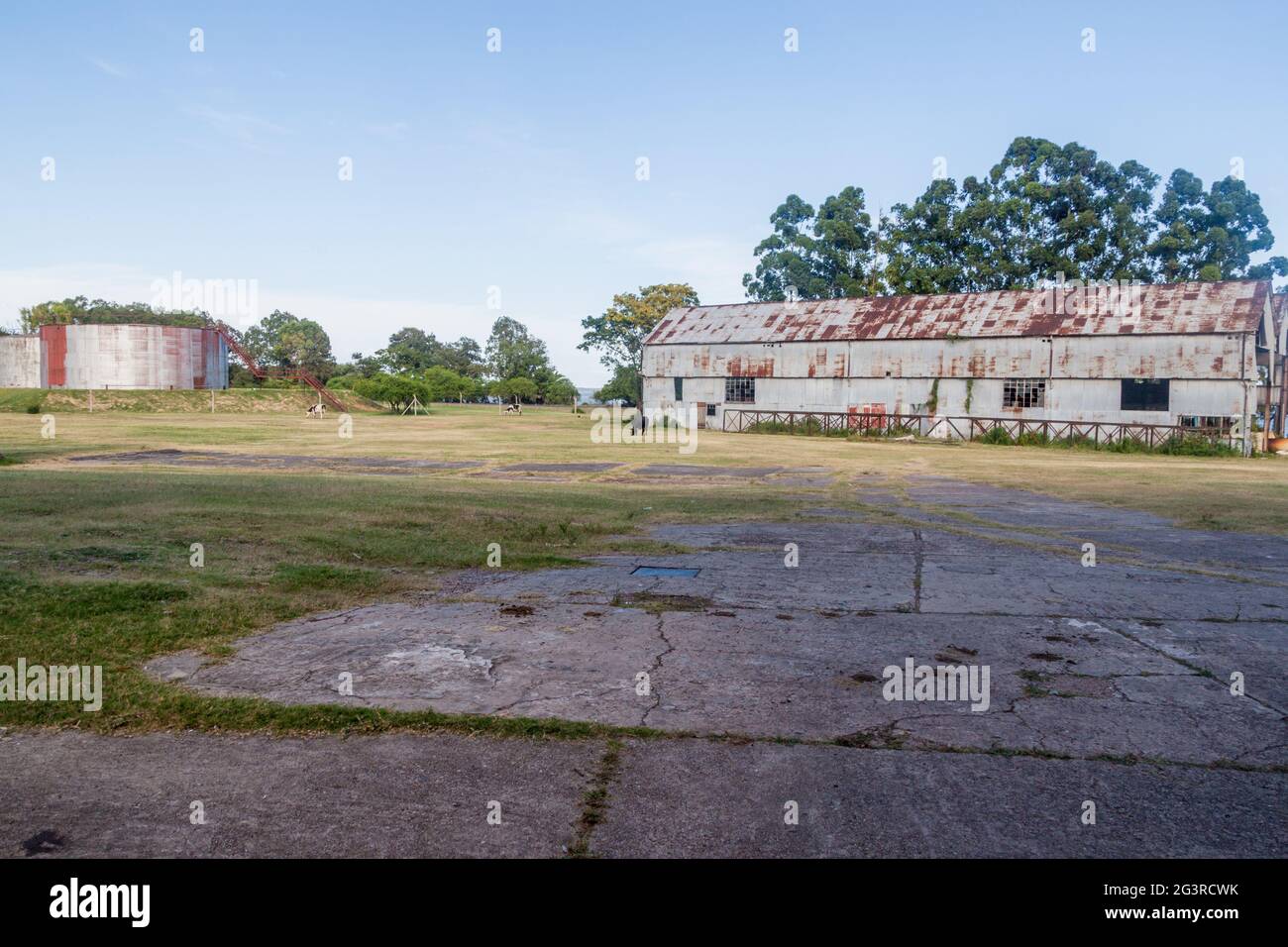 FRAY BENTOS, URUGUAY - 18 FÉVRIER 2015: Ancienne usine de viande, maintenant Musée de la révolution industrielle. Banque D'Images