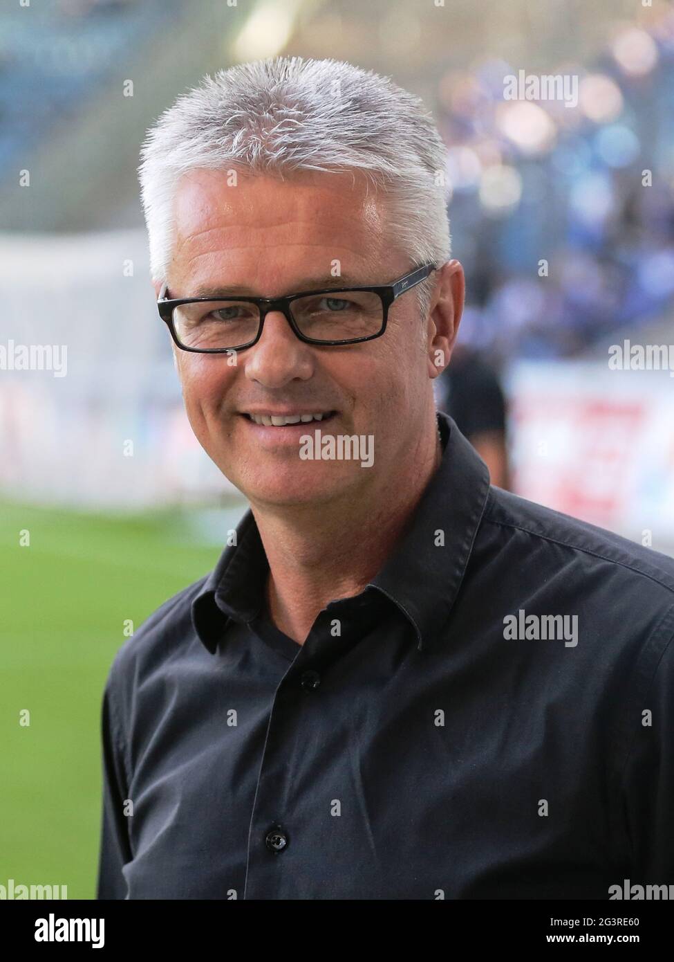 Directeur sportif Ralf Heskamp Hallescher FC DFB 3e saison de ligue 2020-21 Banque D'Images