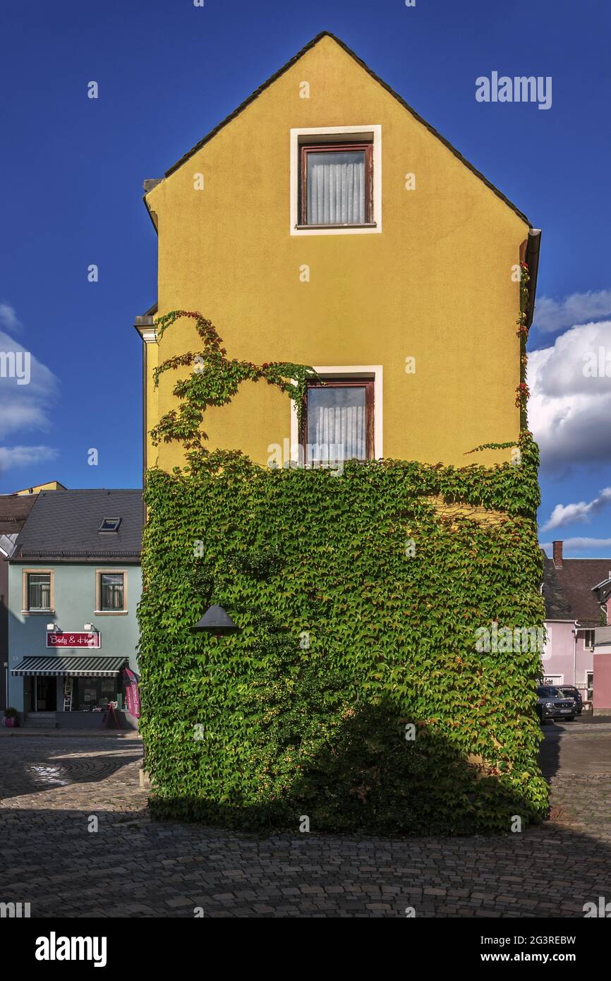 Ville de Selb - Maison dans la vieille ville Banque D'Images