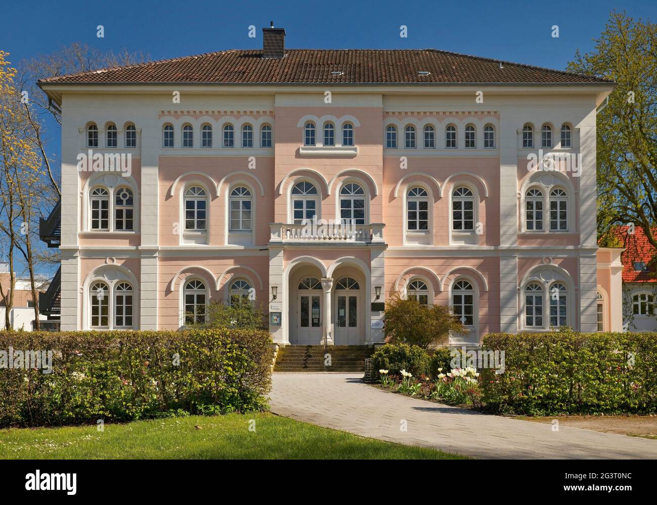 Palais des princes dans l'Arminiuspark , Allemagne, Rhénanie-du-Nord-Westphalie, Westphalie orientale, Bad Lippspringe Banque D'Images