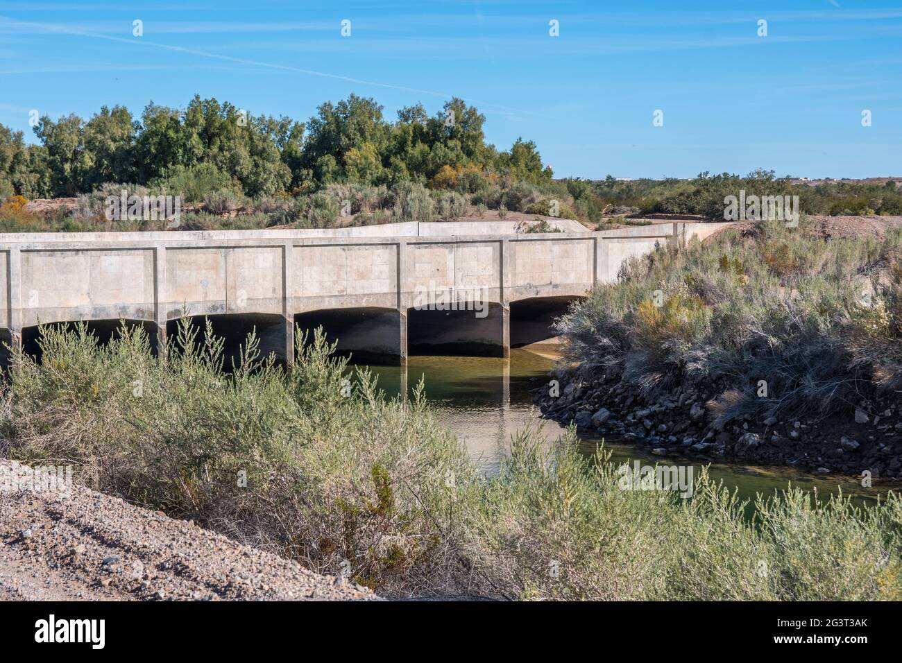 Vue sur la nature à Yuma, Arizona Banque D'Images