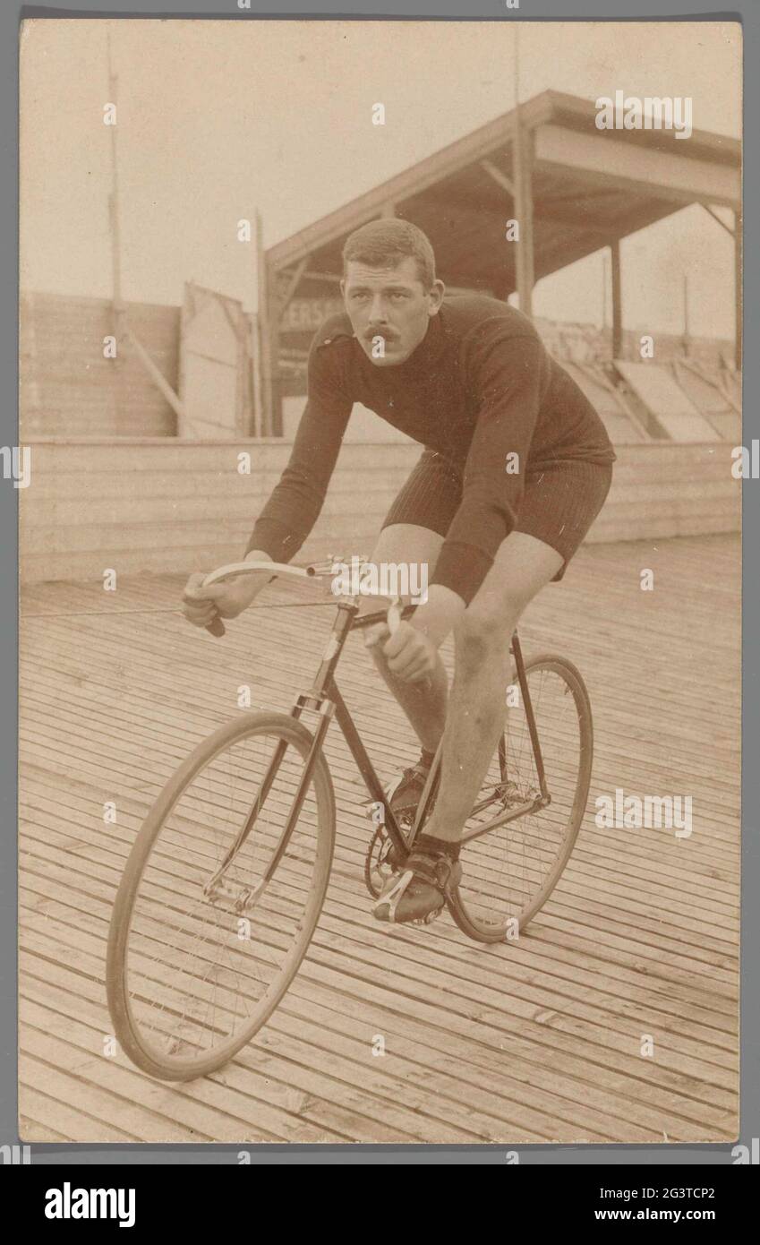 Jaap Eden sur le vélo. . Banque D'Images