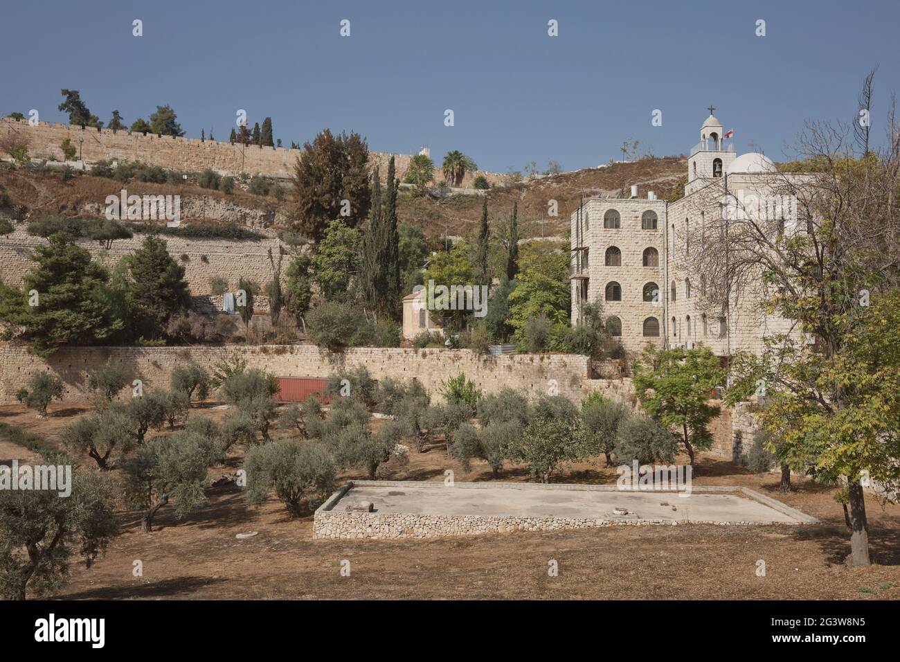 La ville de Jérusalem en Israël a été construite sur le désert. C'est l'une des plus anciennes villes du monde et elle est considérée comme sainte par les juifs Banque D'Images