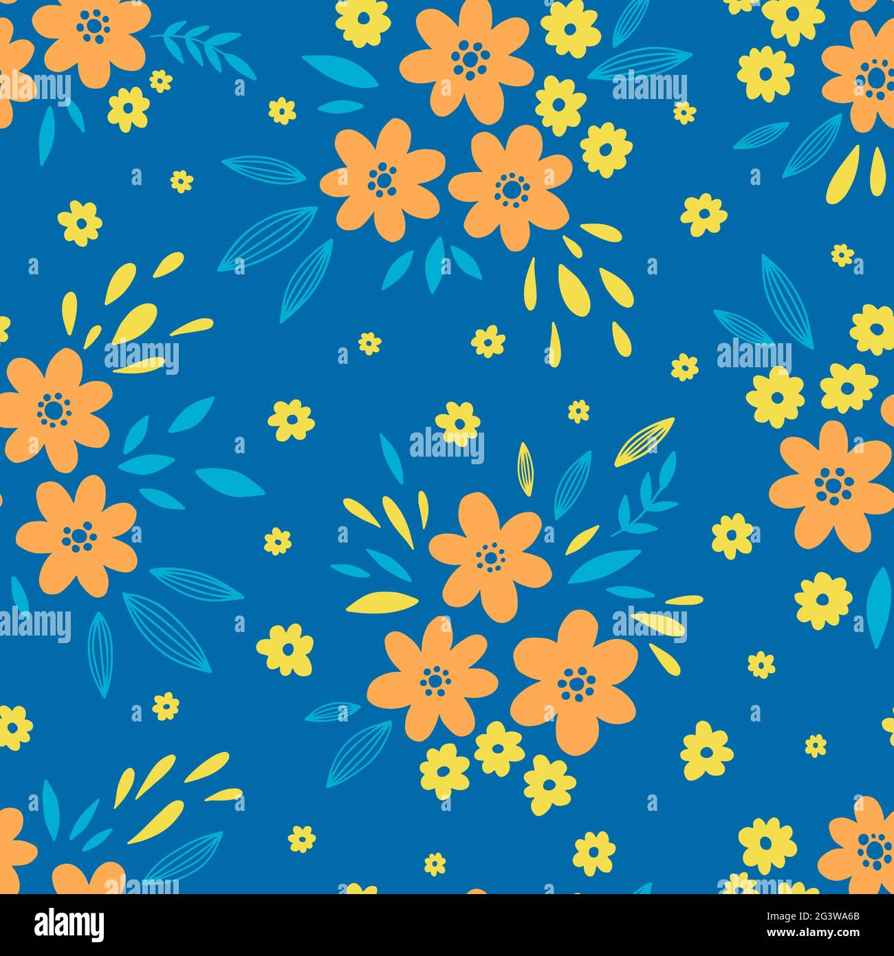 Motif fleuri sans couture.Imprimez la mode en tissu botanique.style vintage moderne. Illustration de Vecteur
