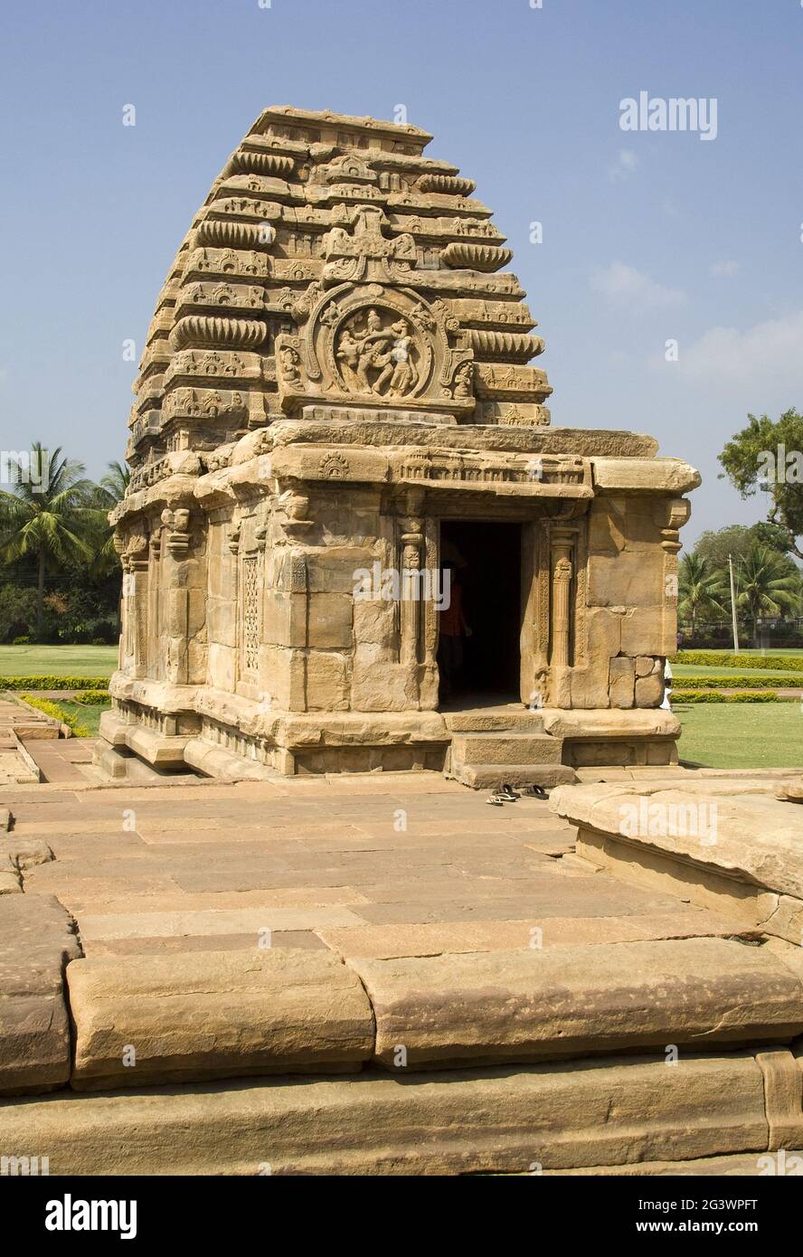 Temple Jambuligaswara, Pattadakal Banque D'Images