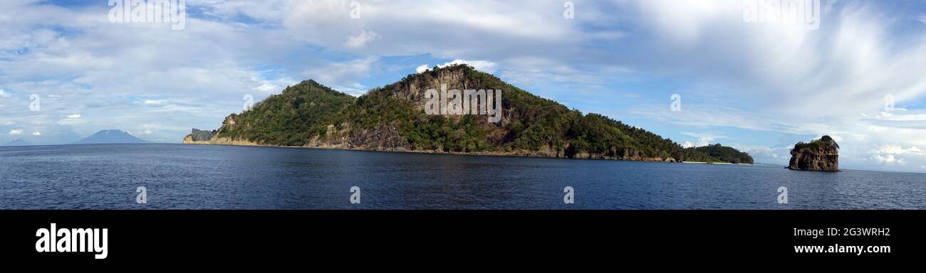 Île SIKO dans le district de Halmahera Banque D'Images