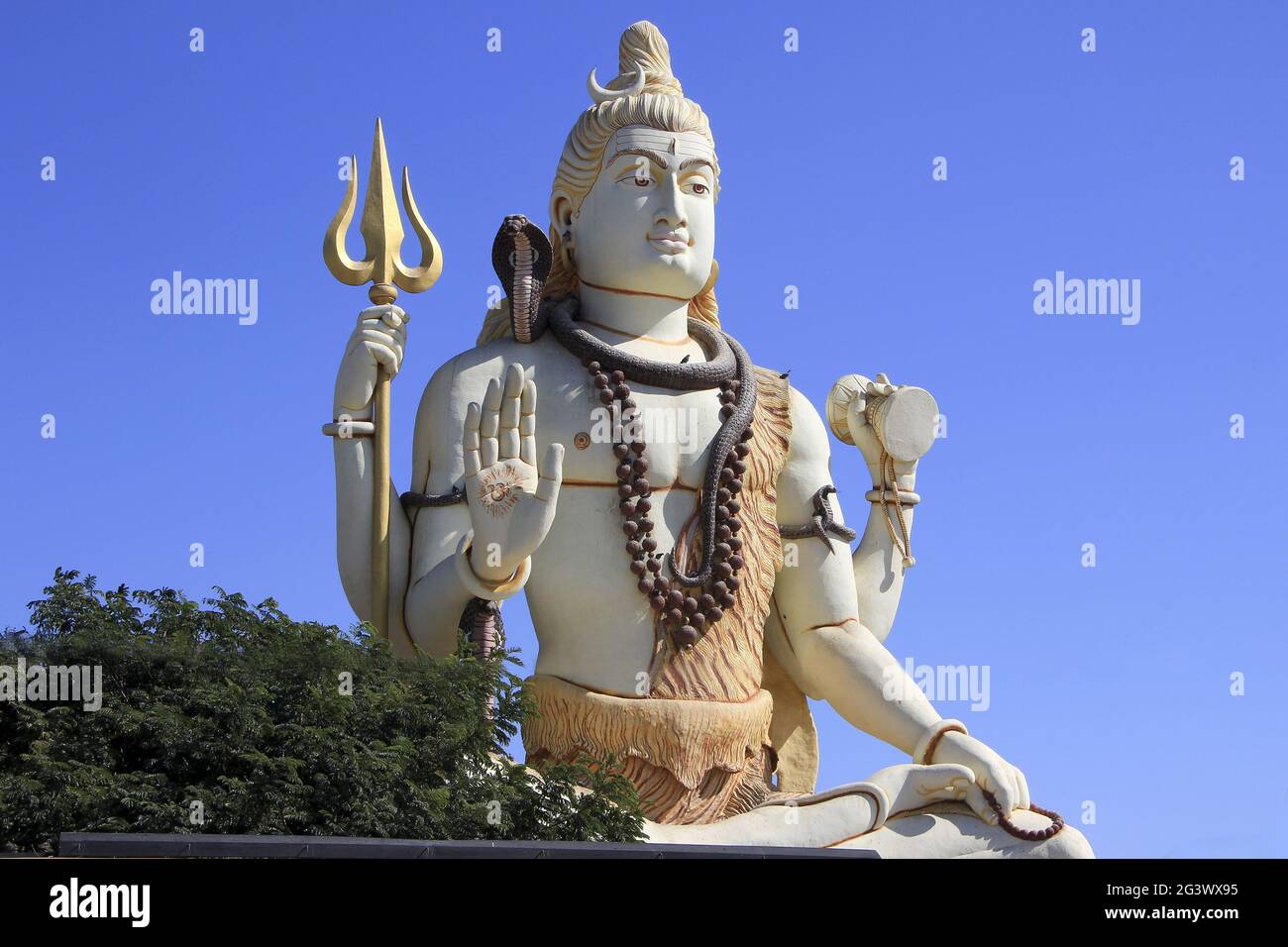 Lord Shiva dans Serene pose Banque D'Images