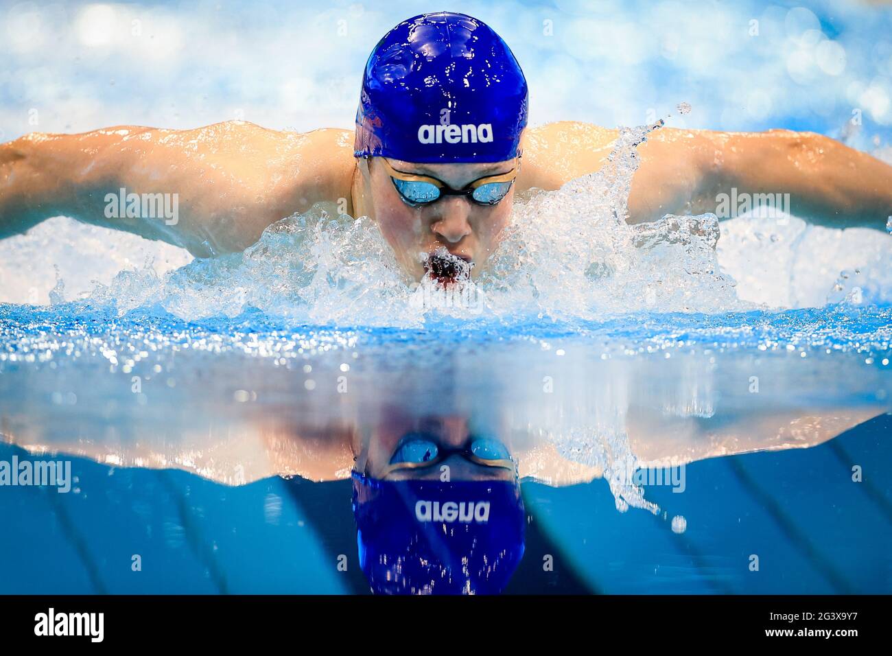 15 avril 2021, Centre aquatique de Londres, Londres, Angleterre ; 2021 épreuves de sélection de natation britanniques Banque D'Images