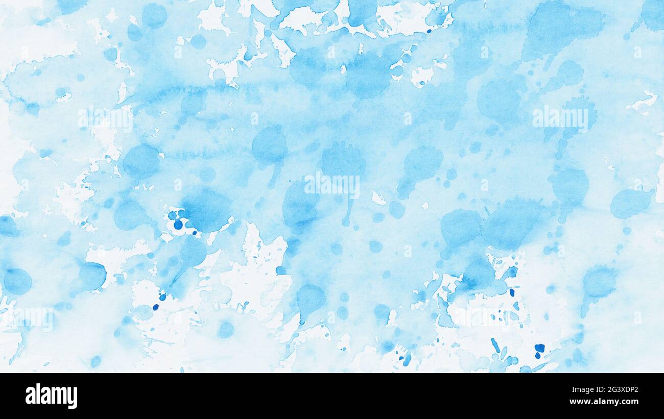 Contexte aquarelle bleu résumé Banque D'Images