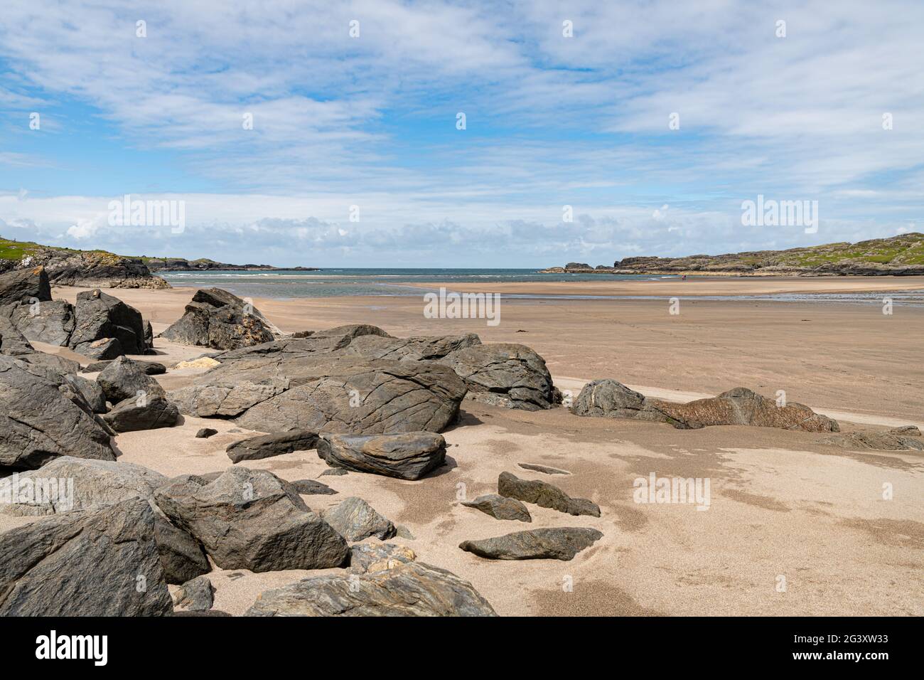 Glencolummmkille Beach, Co Donegal, Irlande Banque D'Images
