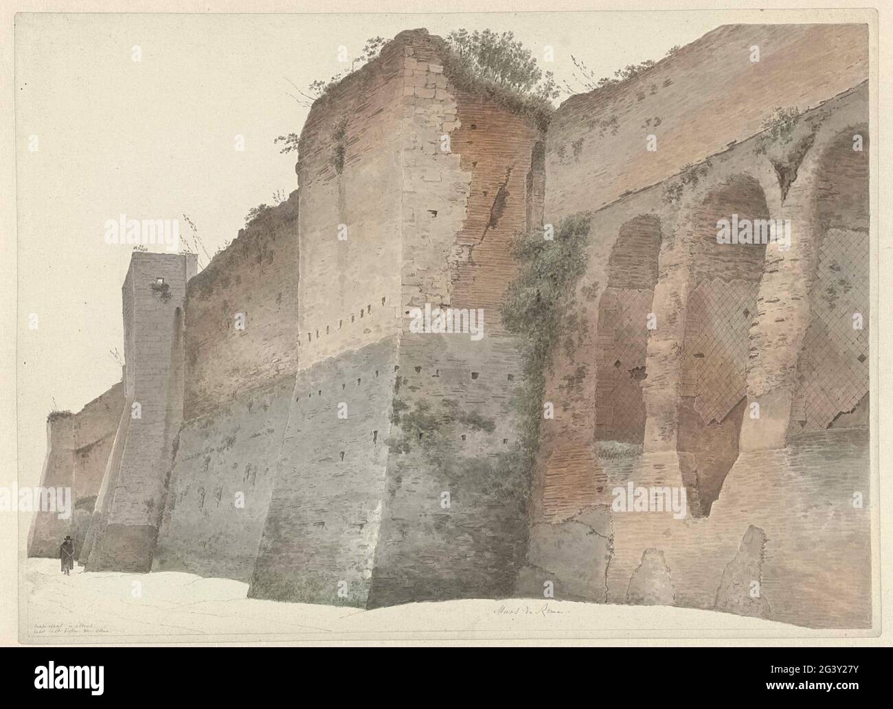 Le mur Aurelian Rome. La construction de ce rempart de 18