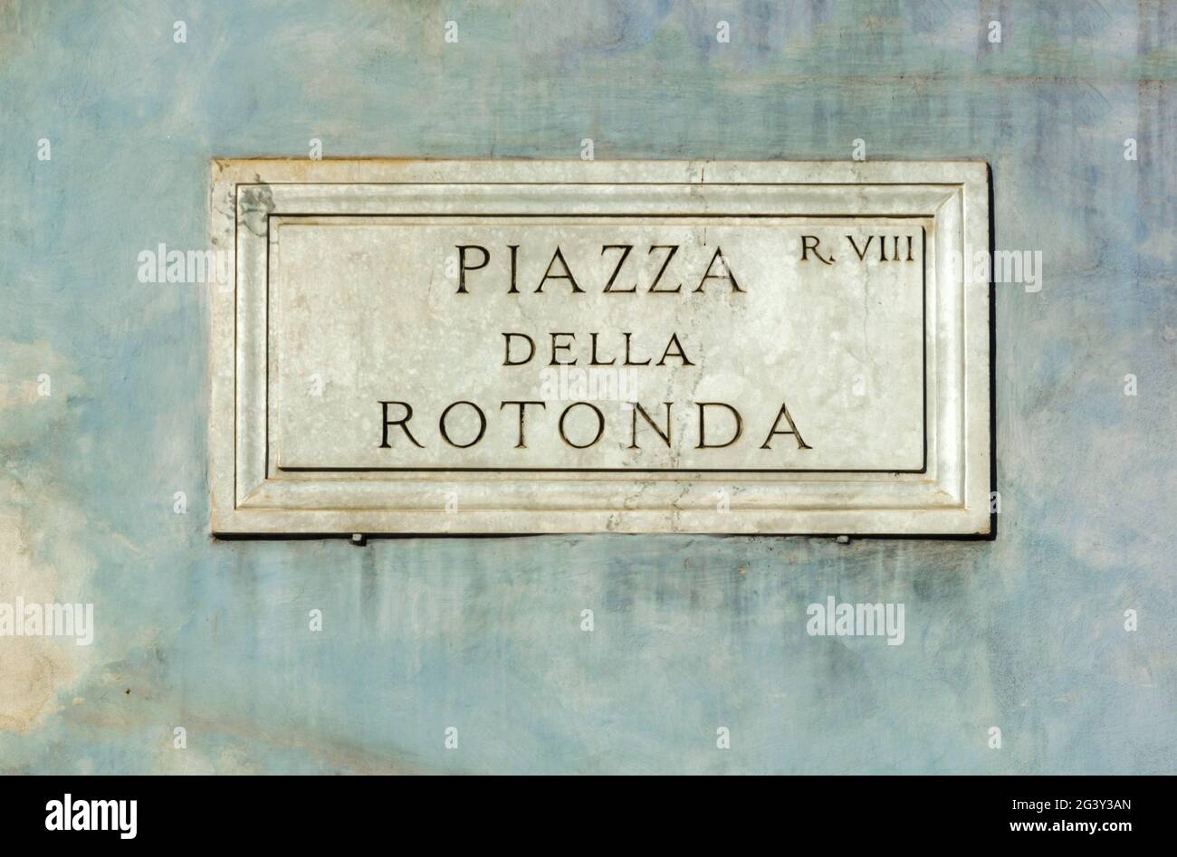 Rue Piazza della Rotonda Banque D'Images