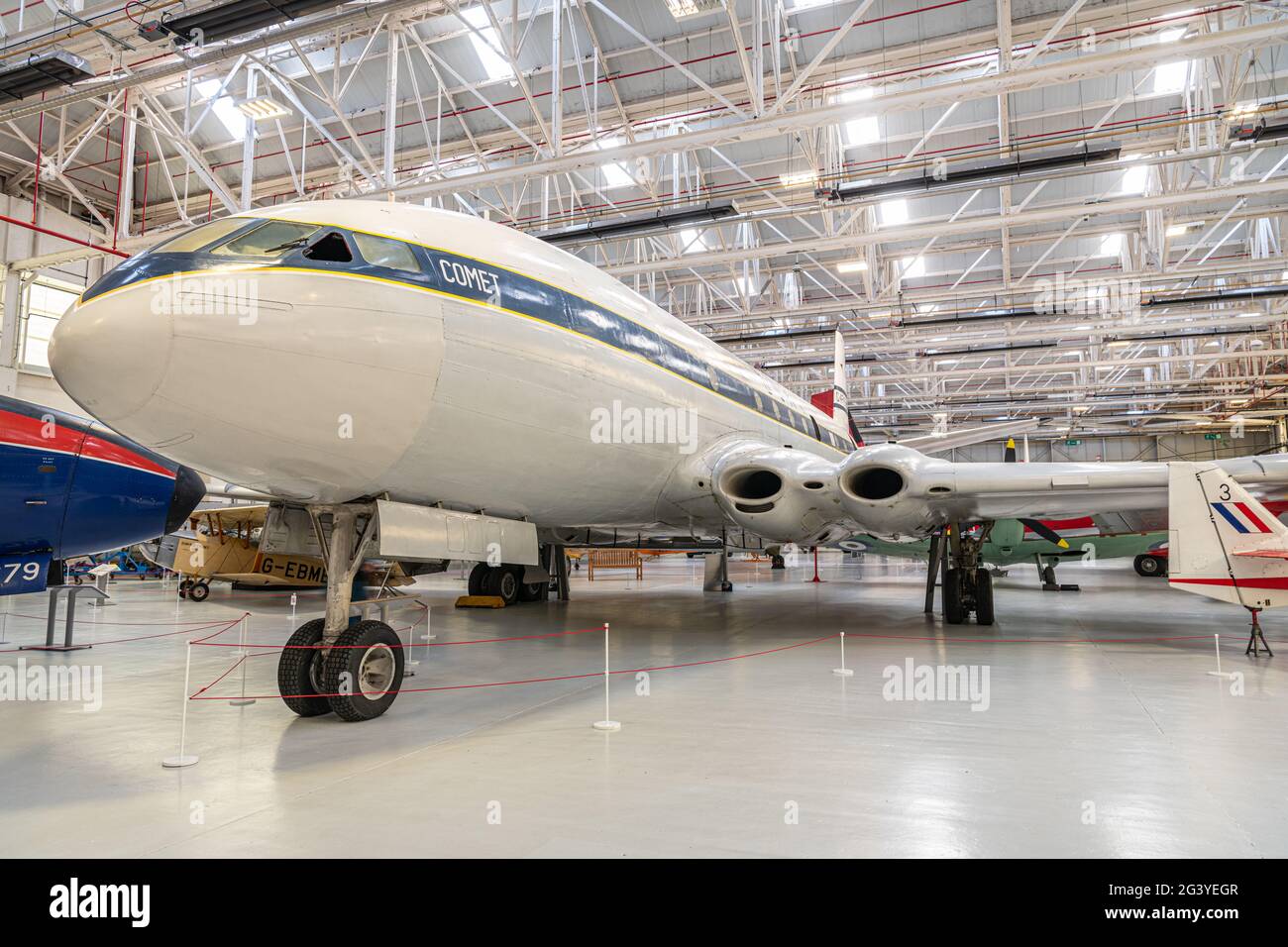 De Havilland Comet 1XB, RAF Museum, Cosford Banque D'Images