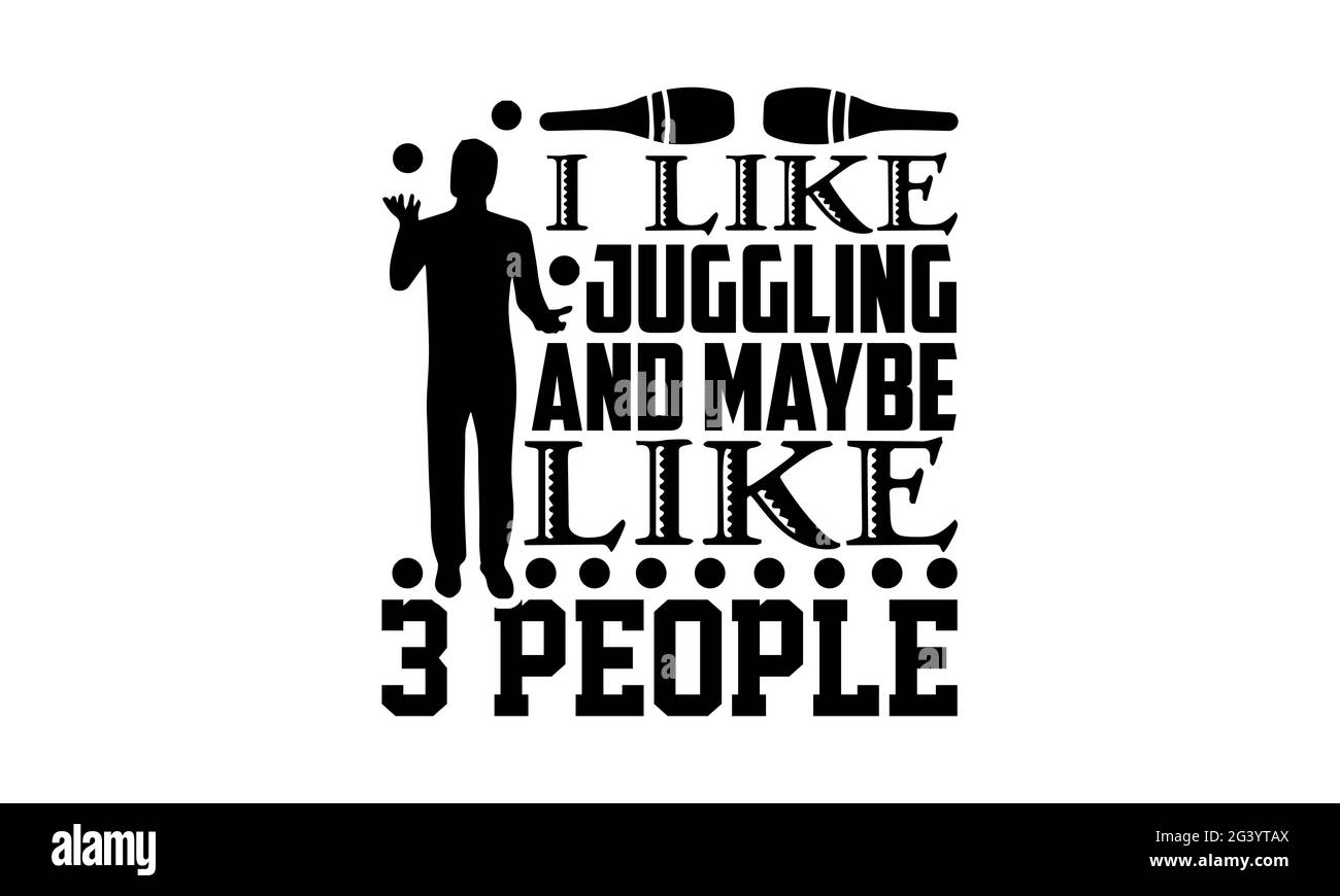 J'aime la bière et le vélo et peut-être 3 personnes - Cyclisme t chemises design, main dessiné lettering phrase, Calligraphie t t shirt design, isolé sur le dos blanc Banque D'Images