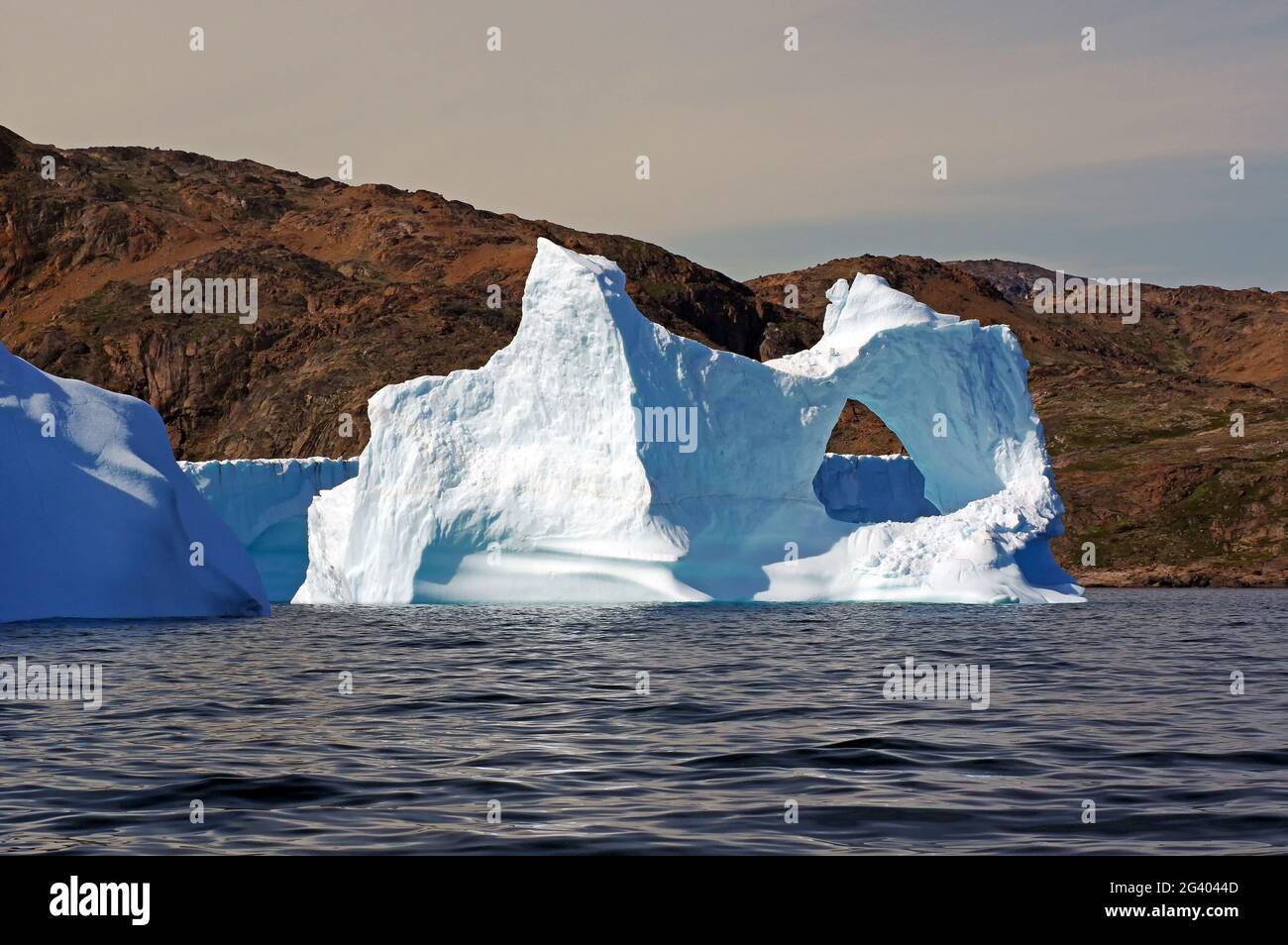 Groenland de l'est - pays de contrastes Banque D'Images