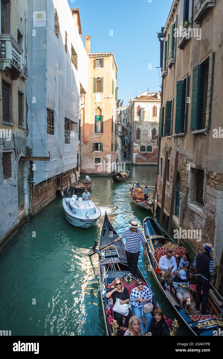 Canal pittoresque de Venise Banque D'Images