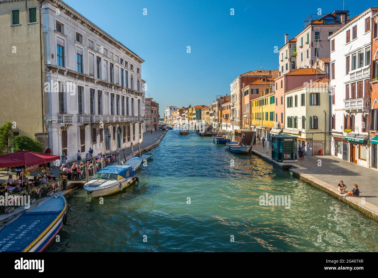 Vue depuis le Ponte delle Guglie à Venise Banque D'Images