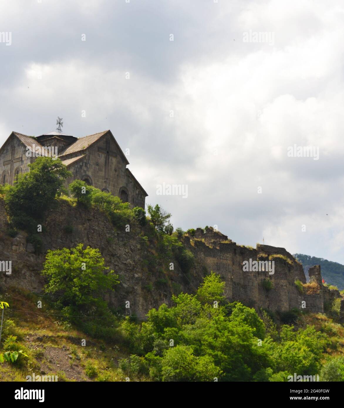 Complexe du monastère d'Akhtala dans la province de Lori, en Arménie Banque D'Images