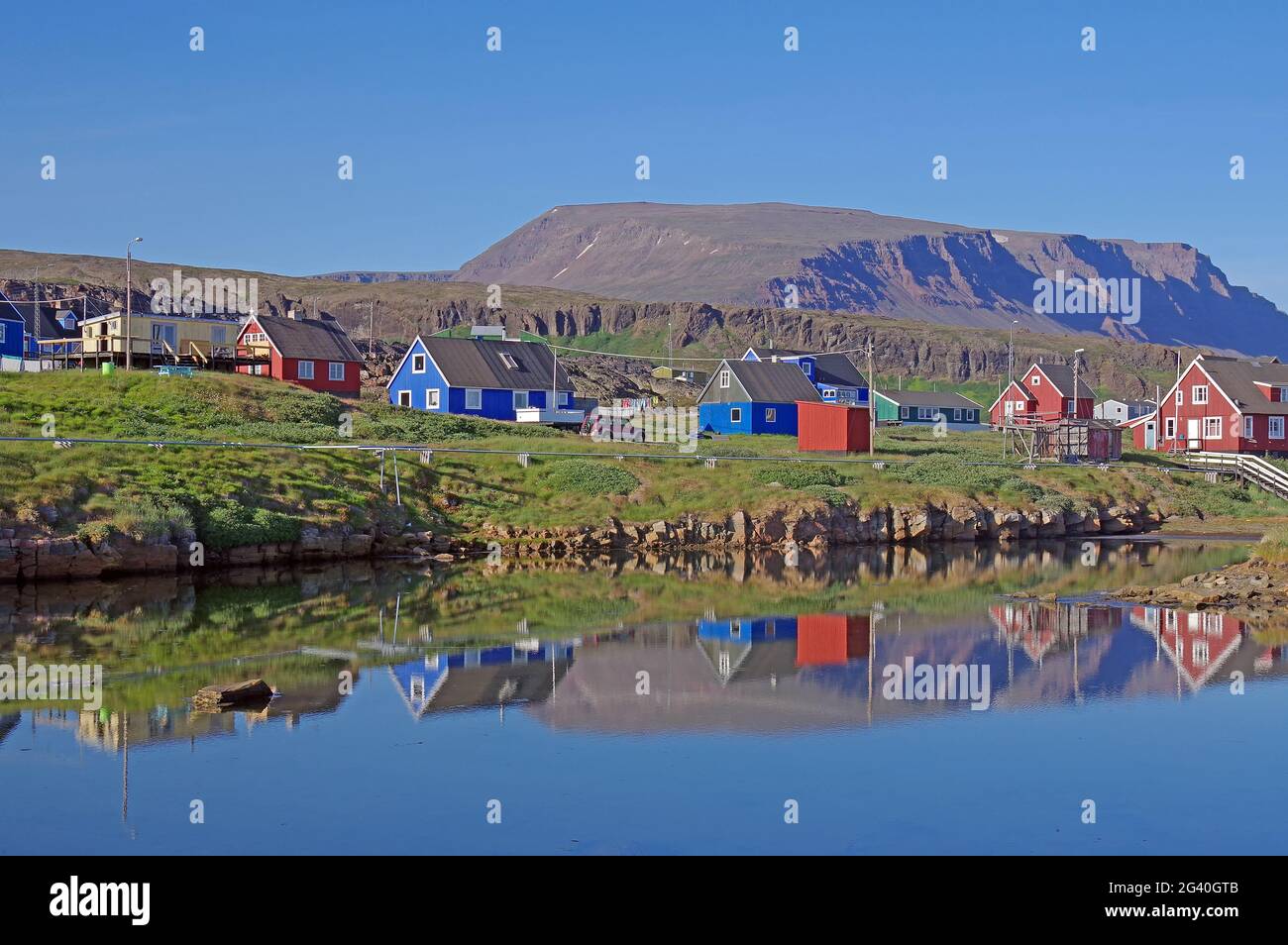 Île de Disko dans l'ouest du Groenland Banque D'Images