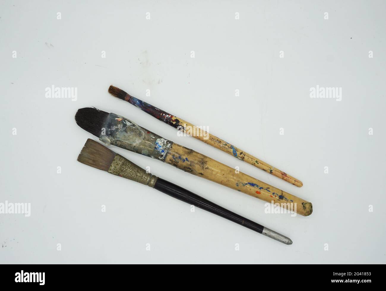 Equipement de peinture, aquarelle, Palette , pinceau Banque D'Images