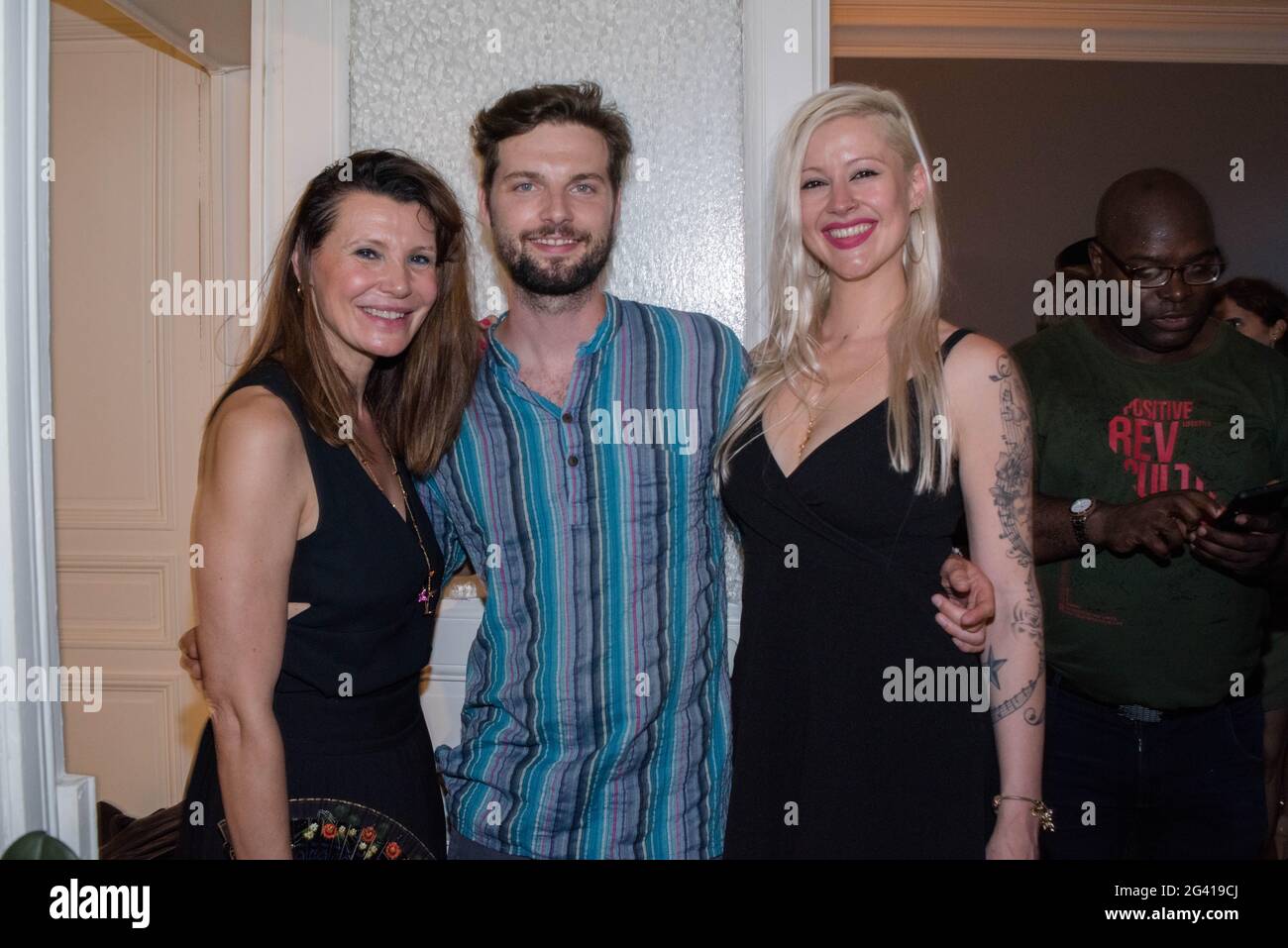 Paris : Fête d'anniversaire Fabienne Thibeault par le modèle Jérémy Bellet Banque D'Images