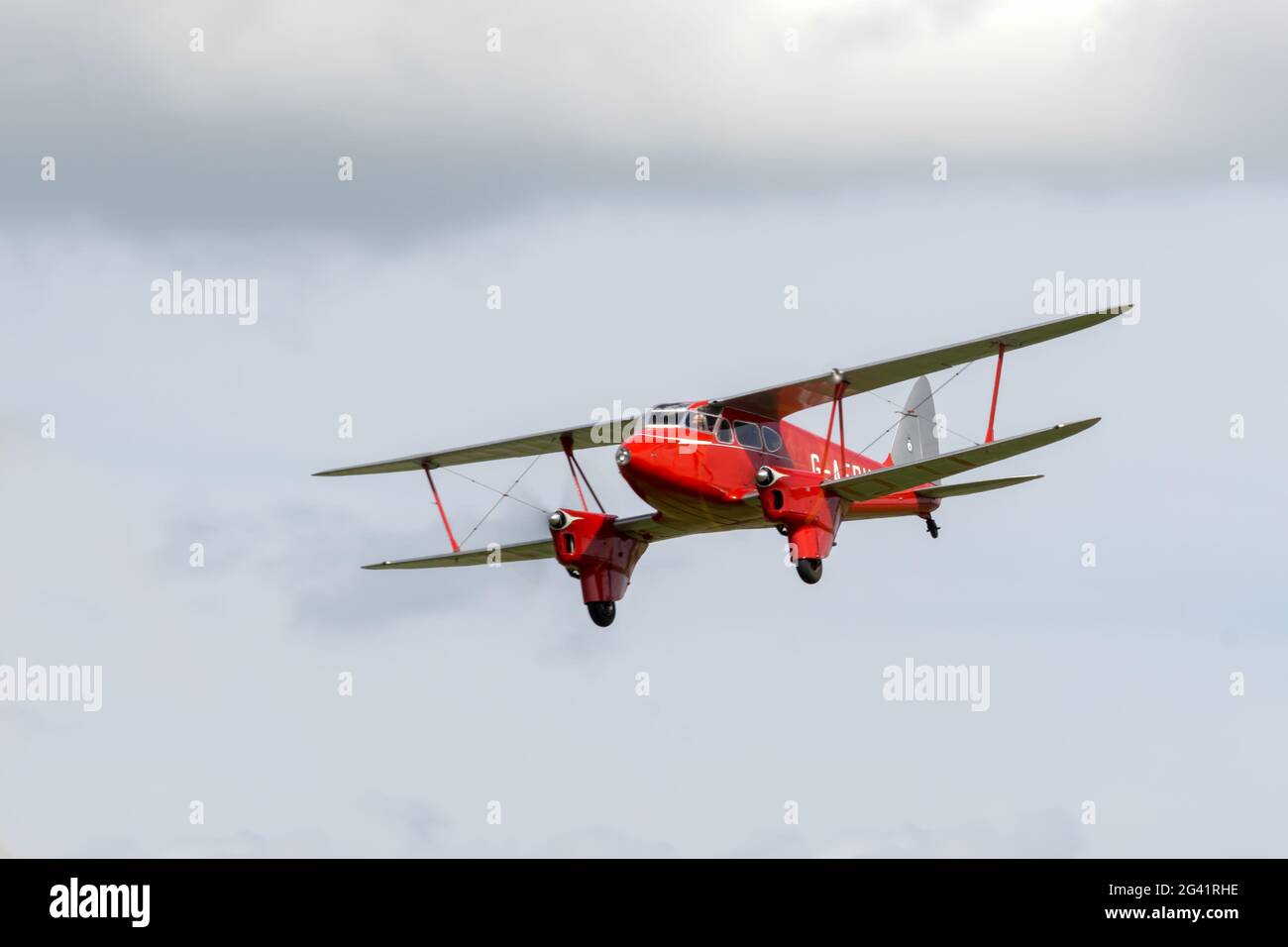 De Havilland DH90 Libellule à Shoreham Airshow Banque D'Images