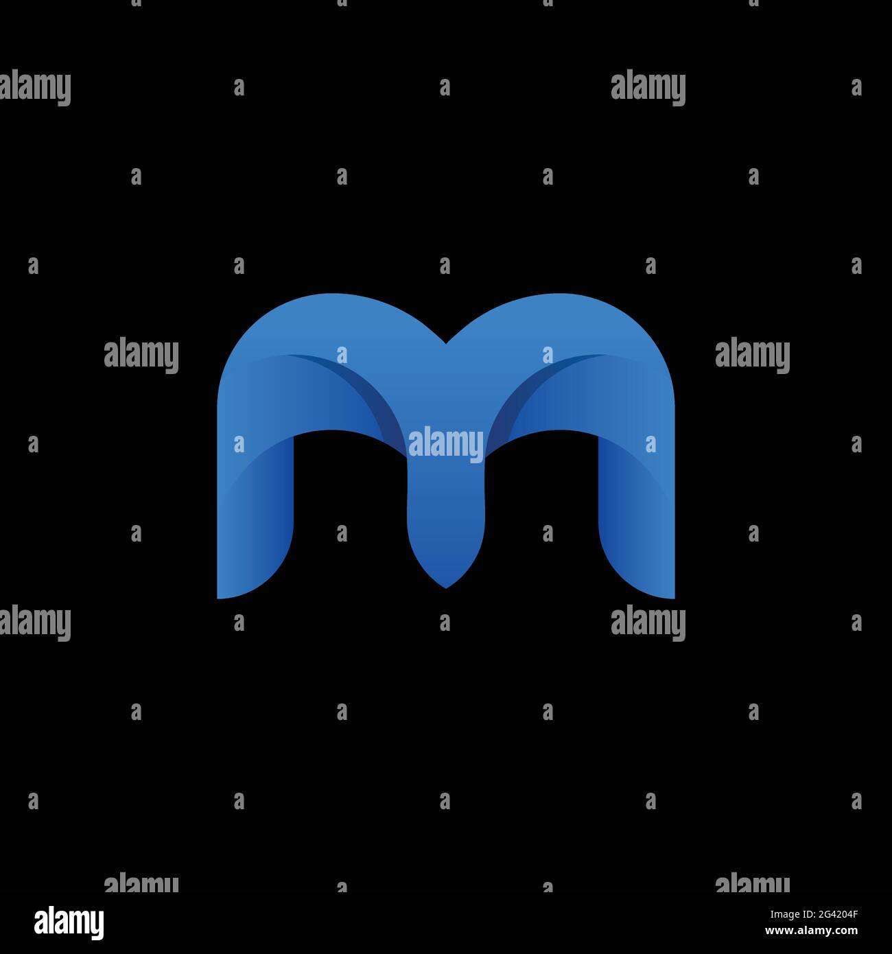 letter-m-logo-bleu-banque-de-photographies-et-d-images-haute