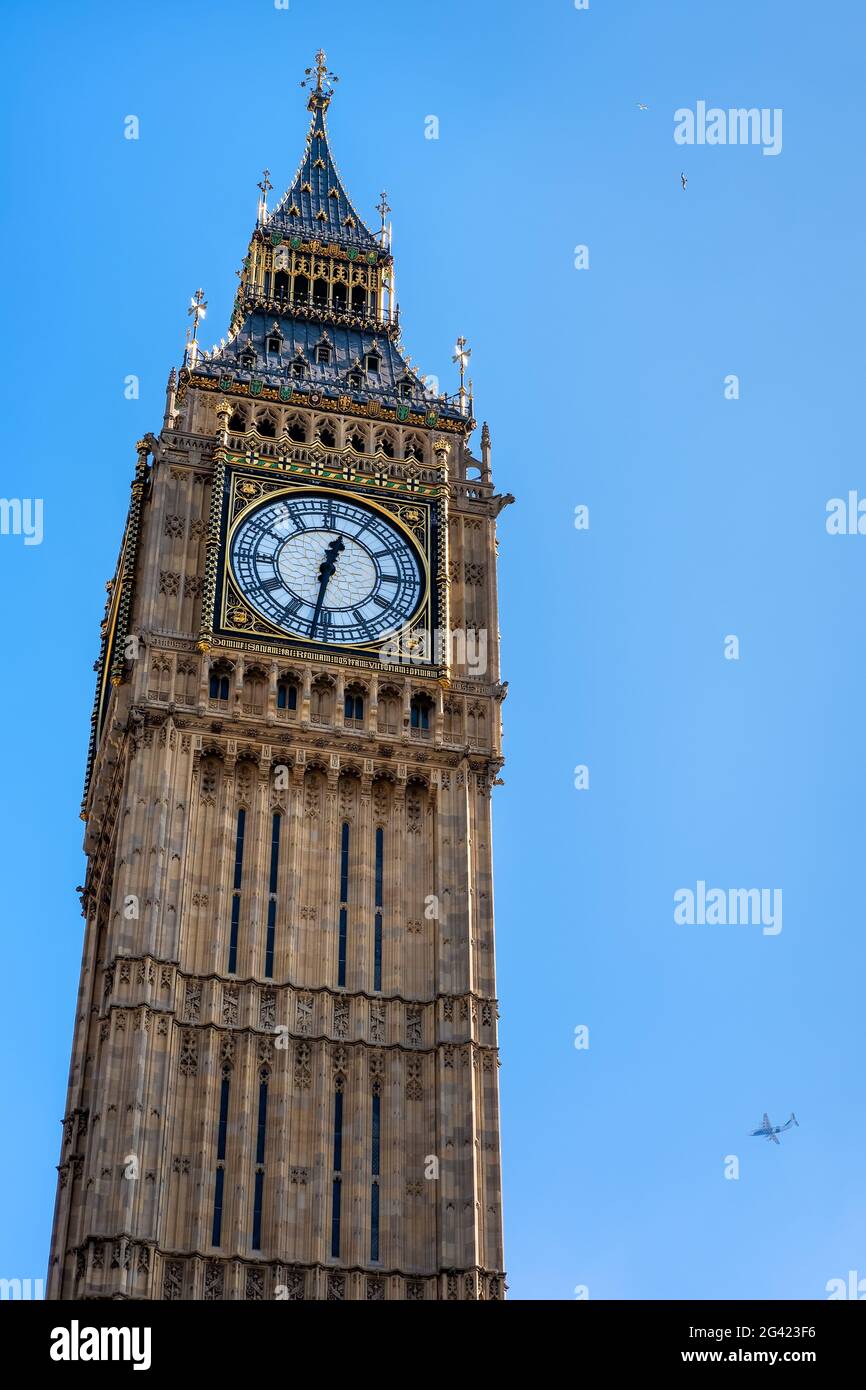 Londres - le 13 mars : vue sur Big Ben à Londres le 13 mars, 2016 Banque D'Images