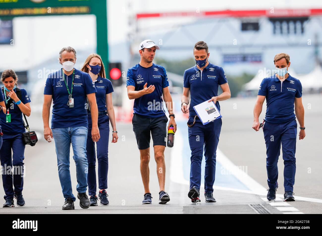Le Castellet, France. 17 juin 2021. # 6 Nicholas Latifi (CAN, Williams Racing), Grand Prix de France de F1 au circuit Paul Ricard le 17 juin 2021 au Castellet, France. (Photo de HOCH ZWEI) crédit: dpa/Alay Live News Banque D'Images