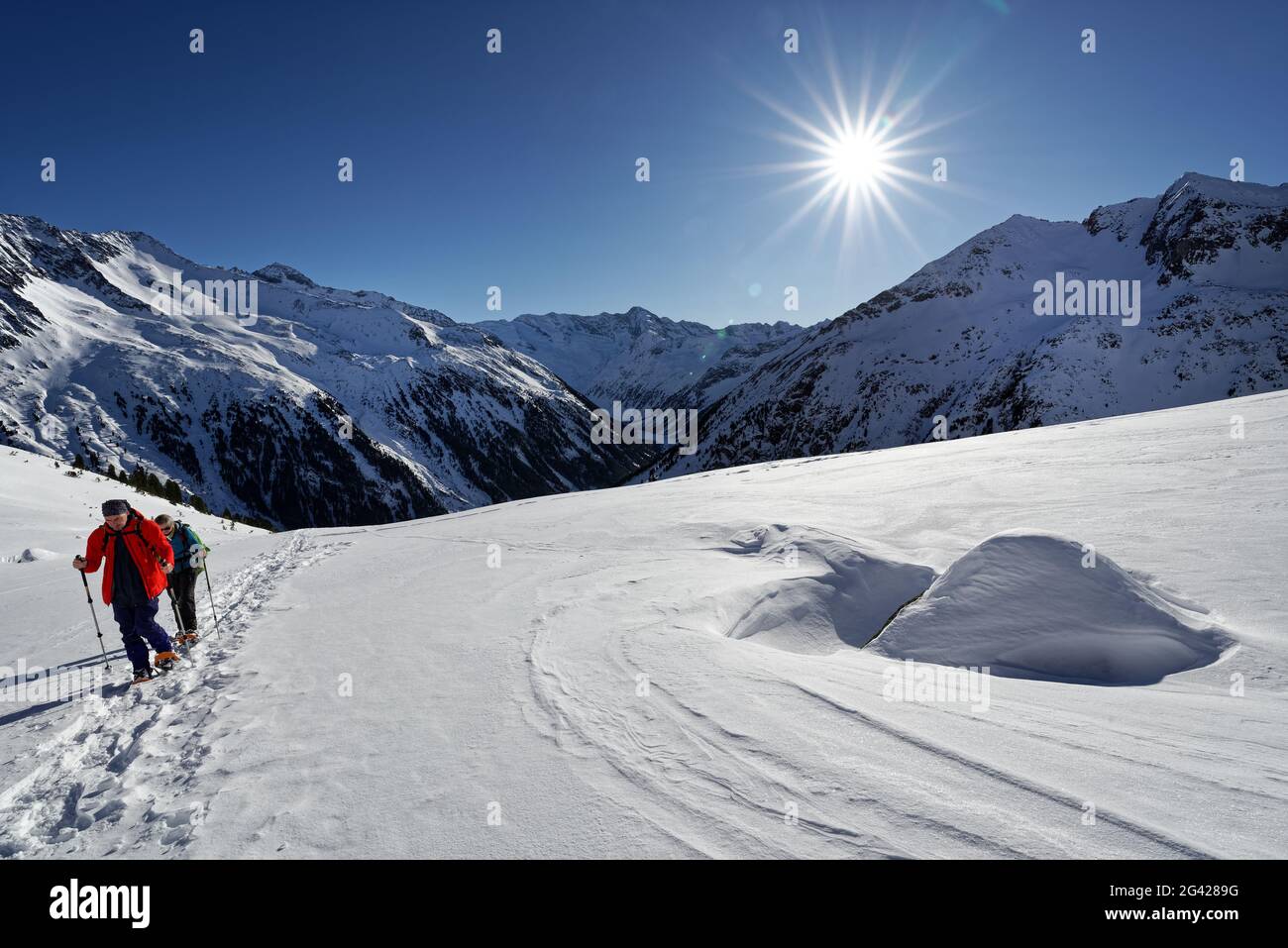 Journée de rêve, sur le chemin de Rainbachsee. Banque D'Images